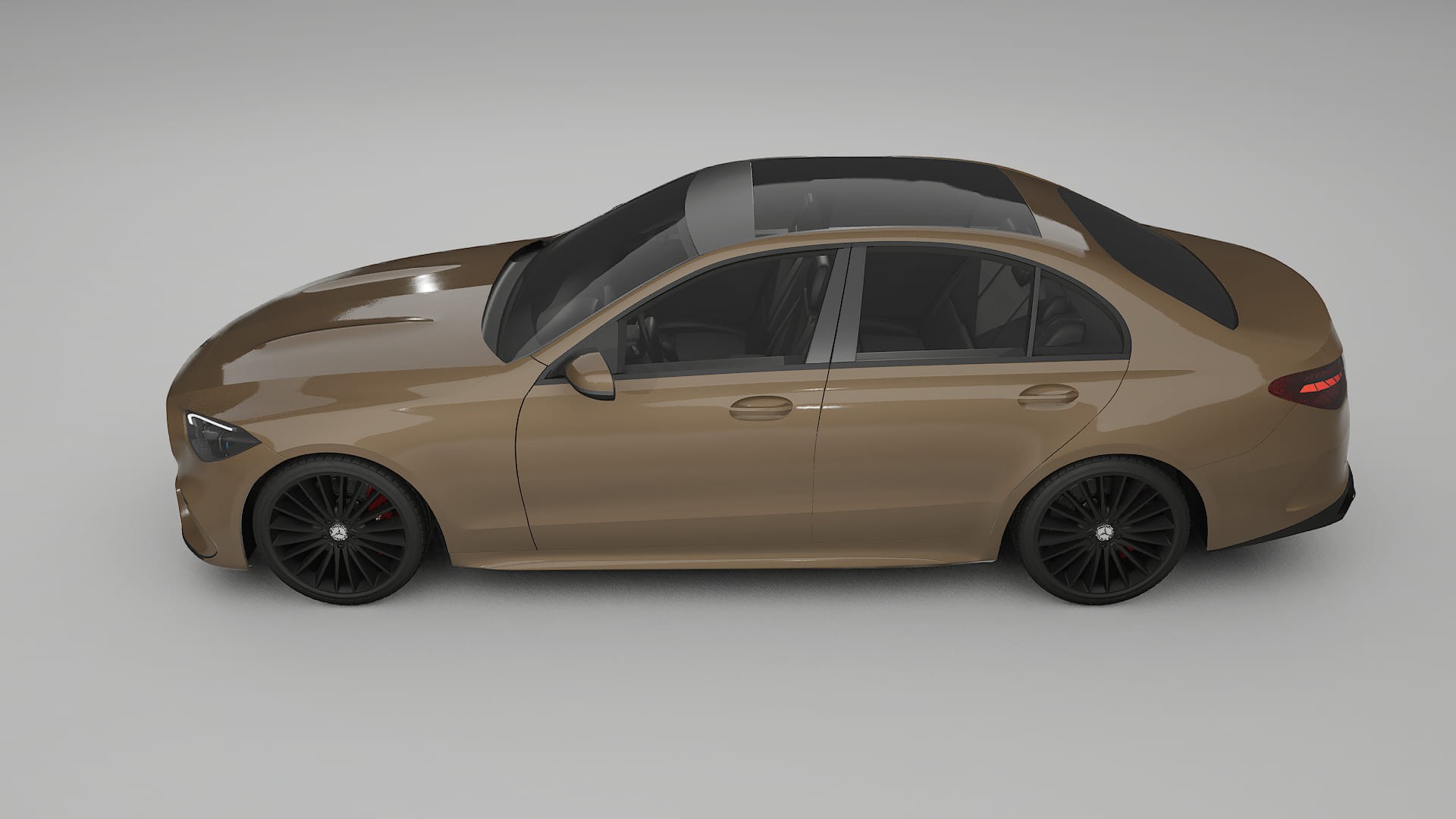 Mercedes C Class W206 TPU Lackskyddsfilm | SAHARA Färgskiftande PPF – Komplett Förskuret Kit