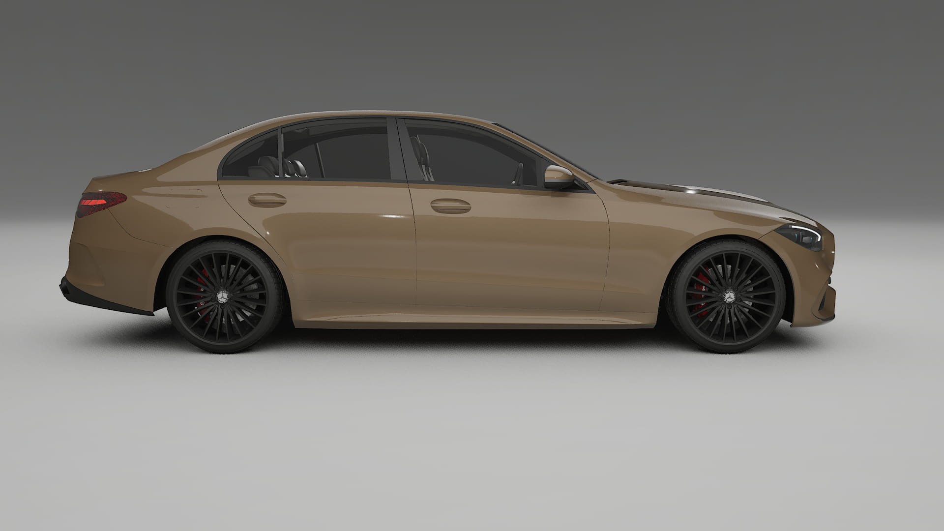 Mercedes C Class W206 TPU Lackskyddsfilm | SAHARA Färgskiftande PPF – Komplett Förskuret Kit