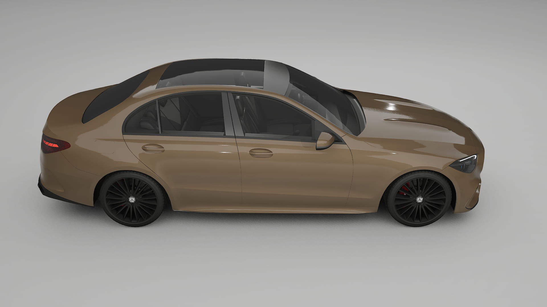 Mercedes C Class W206 TPU Lackskyddsfilm | SAHARA Färgskiftande PPF – Komplett Förskuret Kit