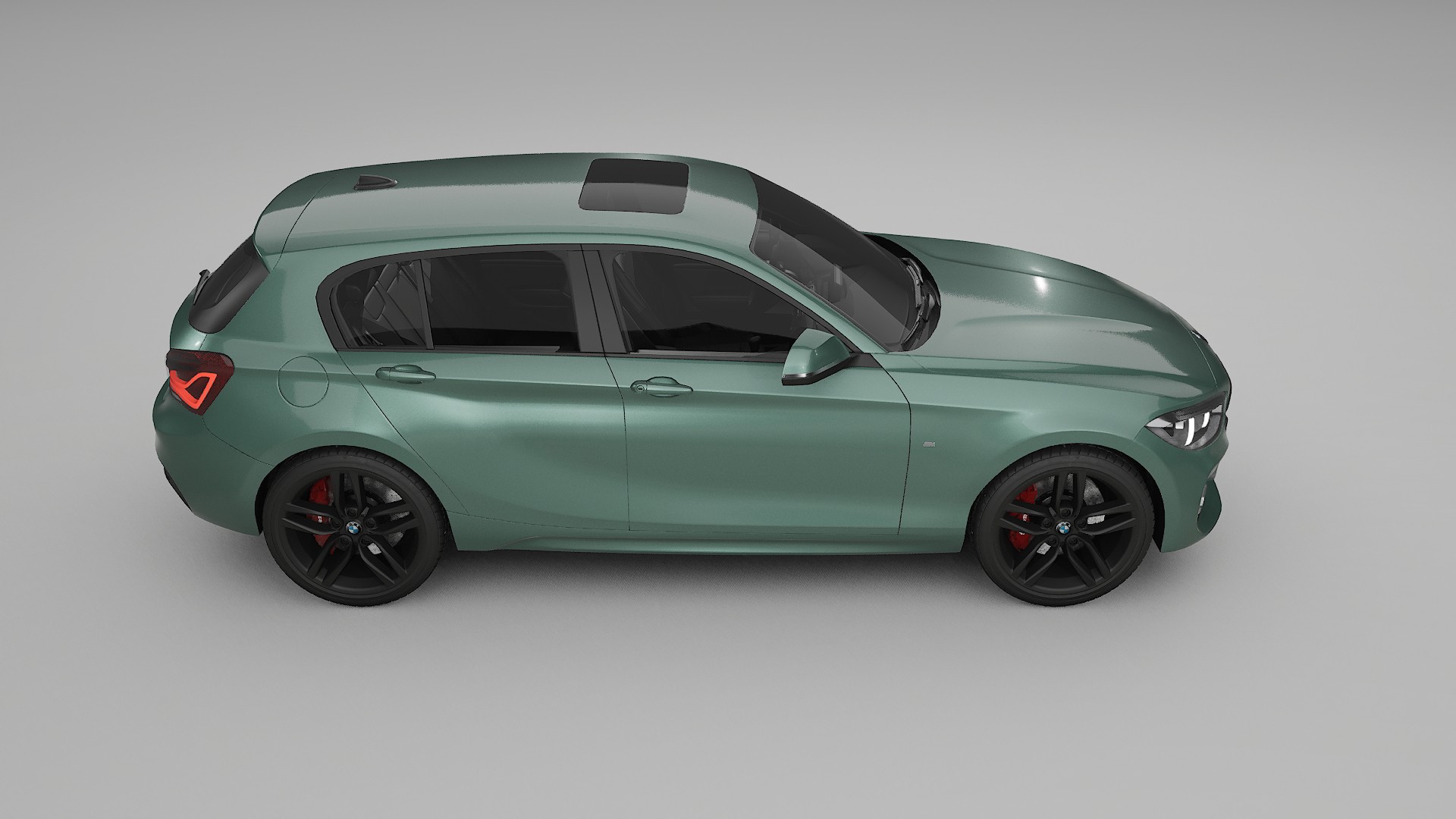 BMW 1 F20 facelift LCI TPU Lackskyddsfilm | EVERGREEN Färgskiftande PPF – Komplett Förskuret Kit