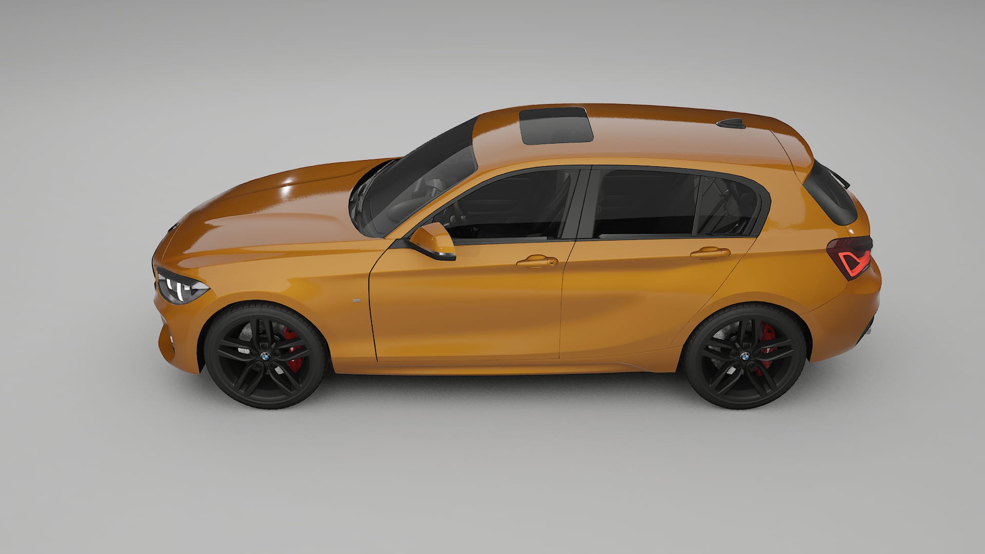 BMW 1 F20 facelift LCI TPU Lackskyddsfilm | DAISY Färgskiftande PPF – Komplett Förskuret Kit