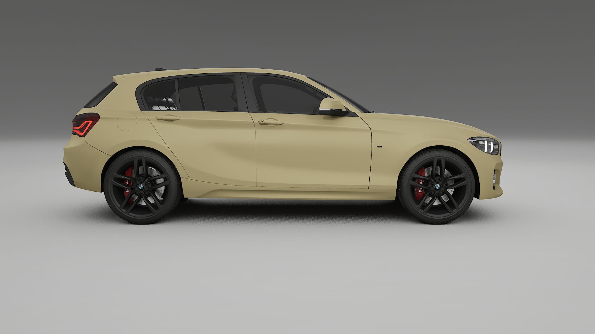 BMW 1 F20 facelift LCI TPU Lackskyddsfilm | SAND Färgskiftande PPF – Komplett Förskuret Kit