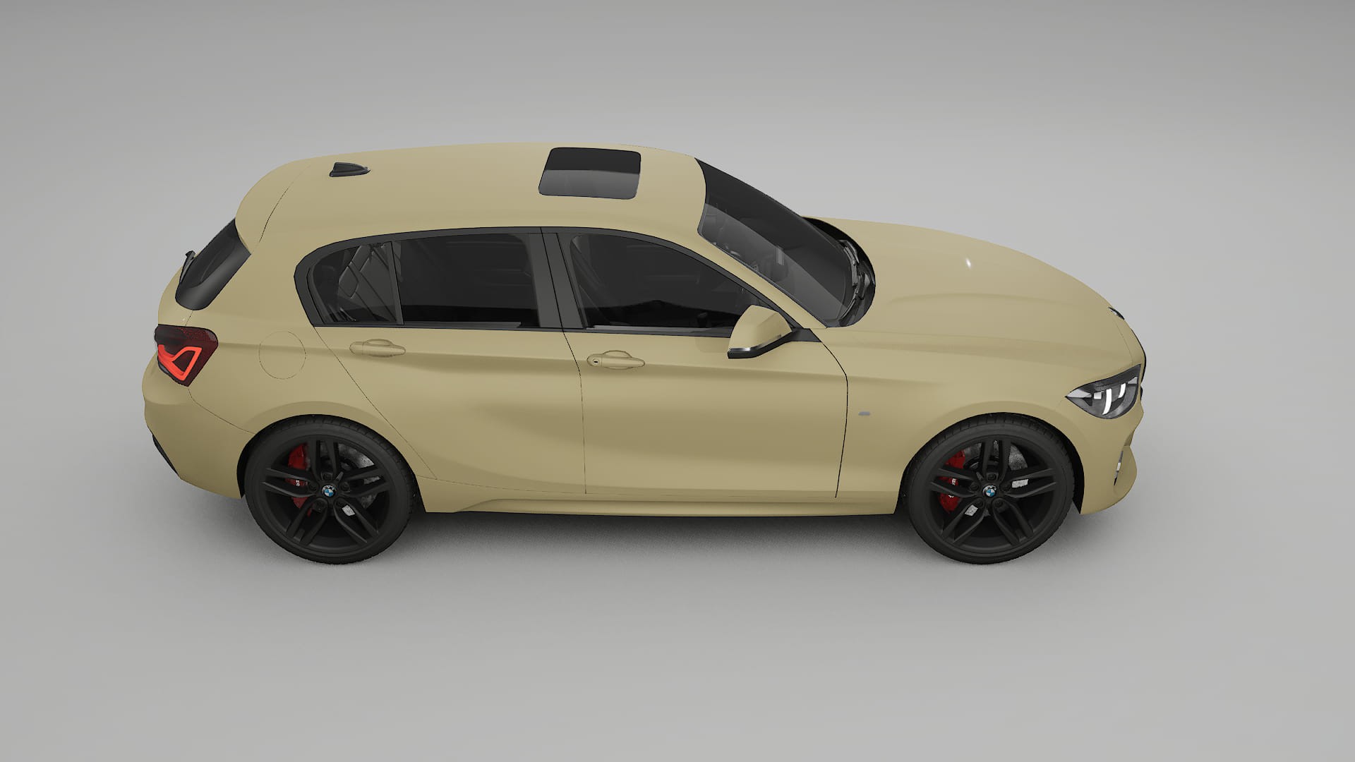 BMW 1 F20 facelift LCI TPU Lackskyddsfilm | SAND Färgskiftande PPF – Komplett Förskuret Kit