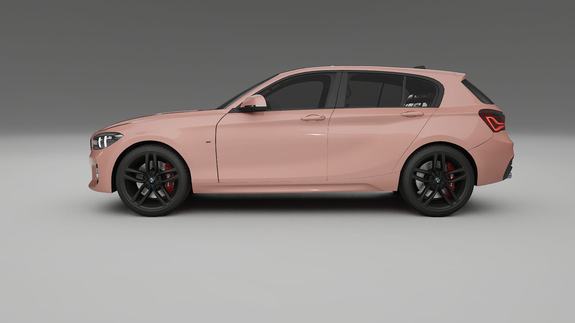 BMW 1 F20 facelift LCI TPU Lackskyddsfilm | BLUSH Färgskiftande PPF – Komplett Förskuret Kit