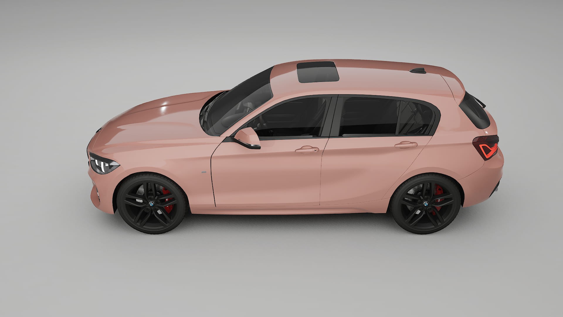 BMW 1 F20 facelift LCI TPU Lackskyddsfilm | BLUSH Färgskiftande PPF – Komplett Förskuret Kit