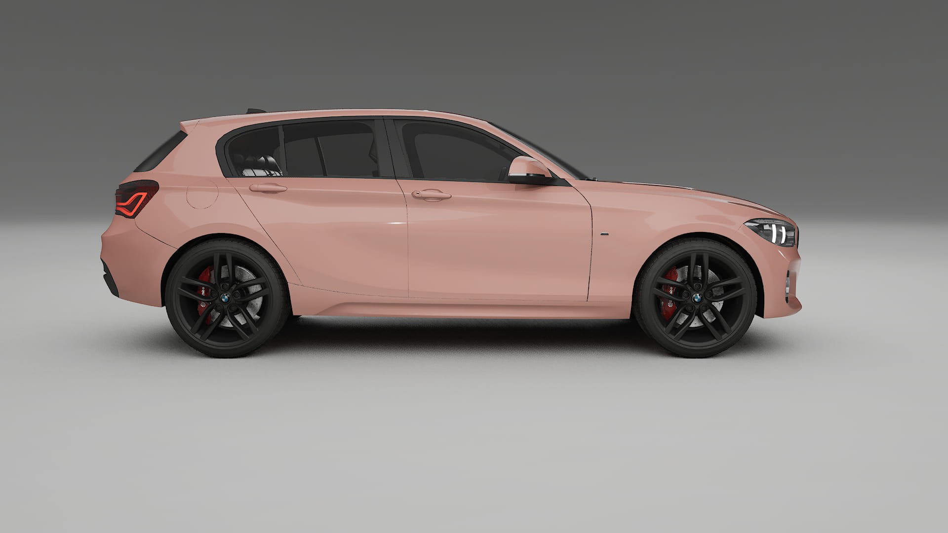 BMW 1 F20 facelift LCI TPU Lackskyddsfilm | BLUSH Färgskiftande PPF – Komplett Förskuret Kit