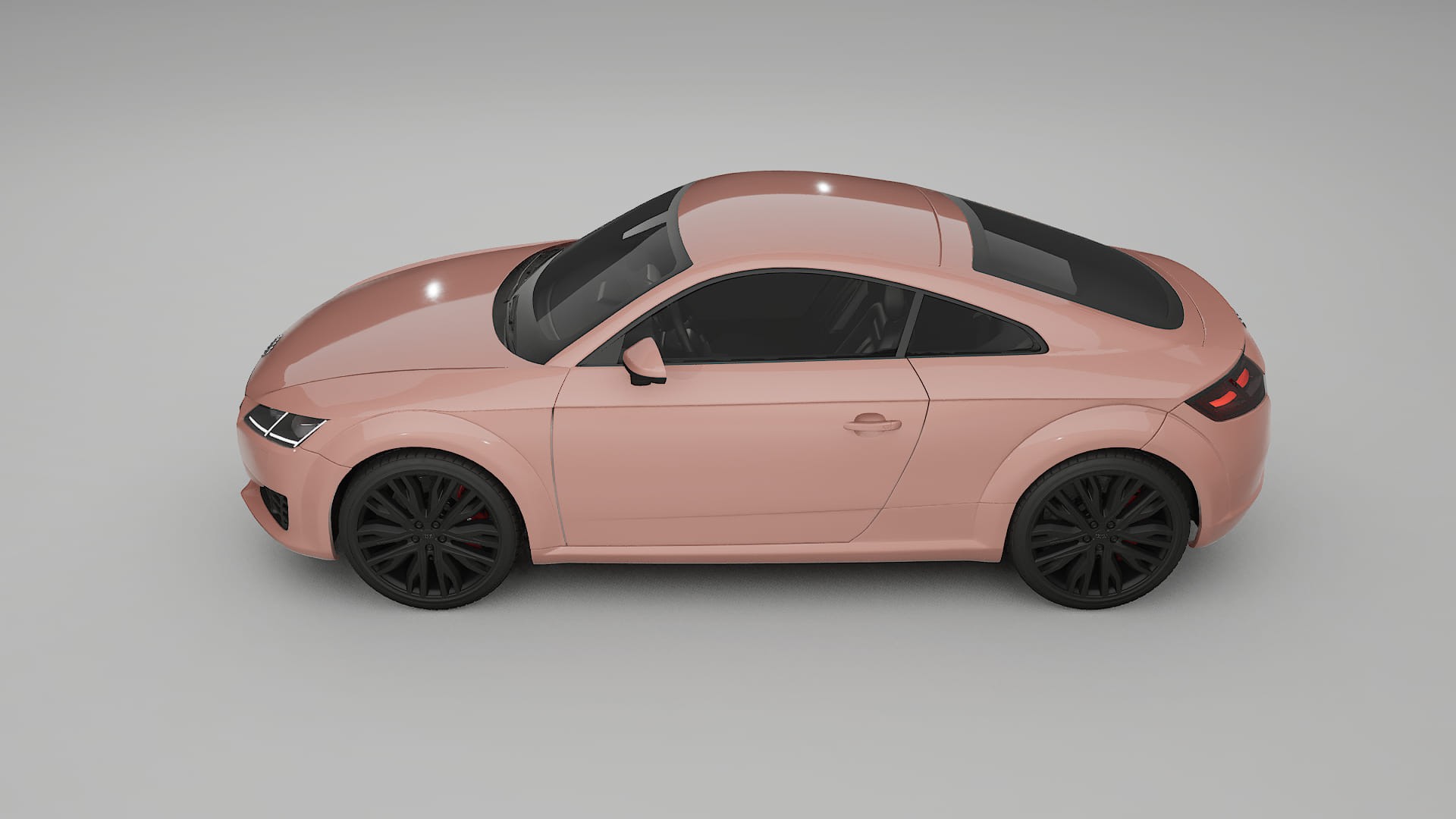Audi TT Coupe 8S prefacelift pre LCI TPU Lackskyddsfilm | BLUSH Färgskiftande PPF – Komplett Förskuret Kit