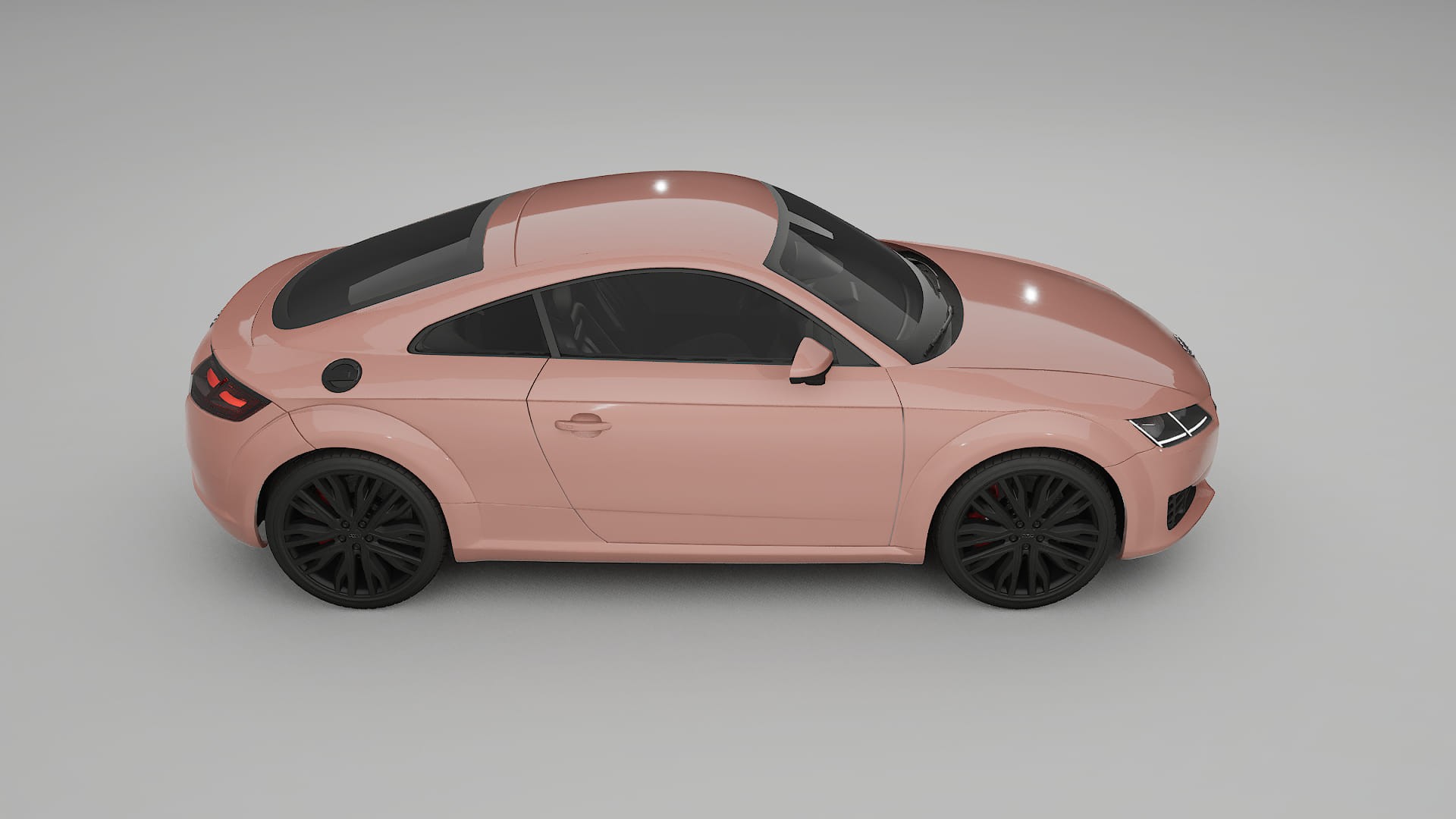 Audi TT Coupe 8S prefacelift pre LCI TPU Lackskyddsfilm | BLUSH Färgskiftande PPF – Komplett Förskuret Kit