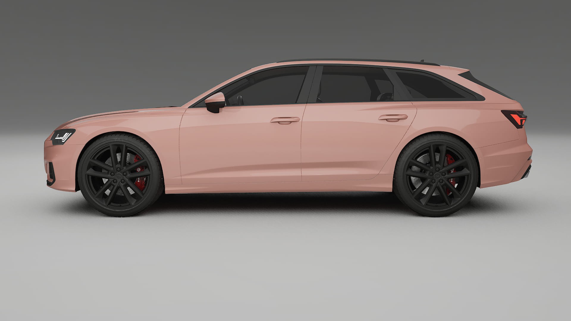 Audi S6 Avant prefacelift pre LCI C8 TPU Lackskyddsfilm | BLUSH Färgskiftande PPF – Komplett Förskuret Kit