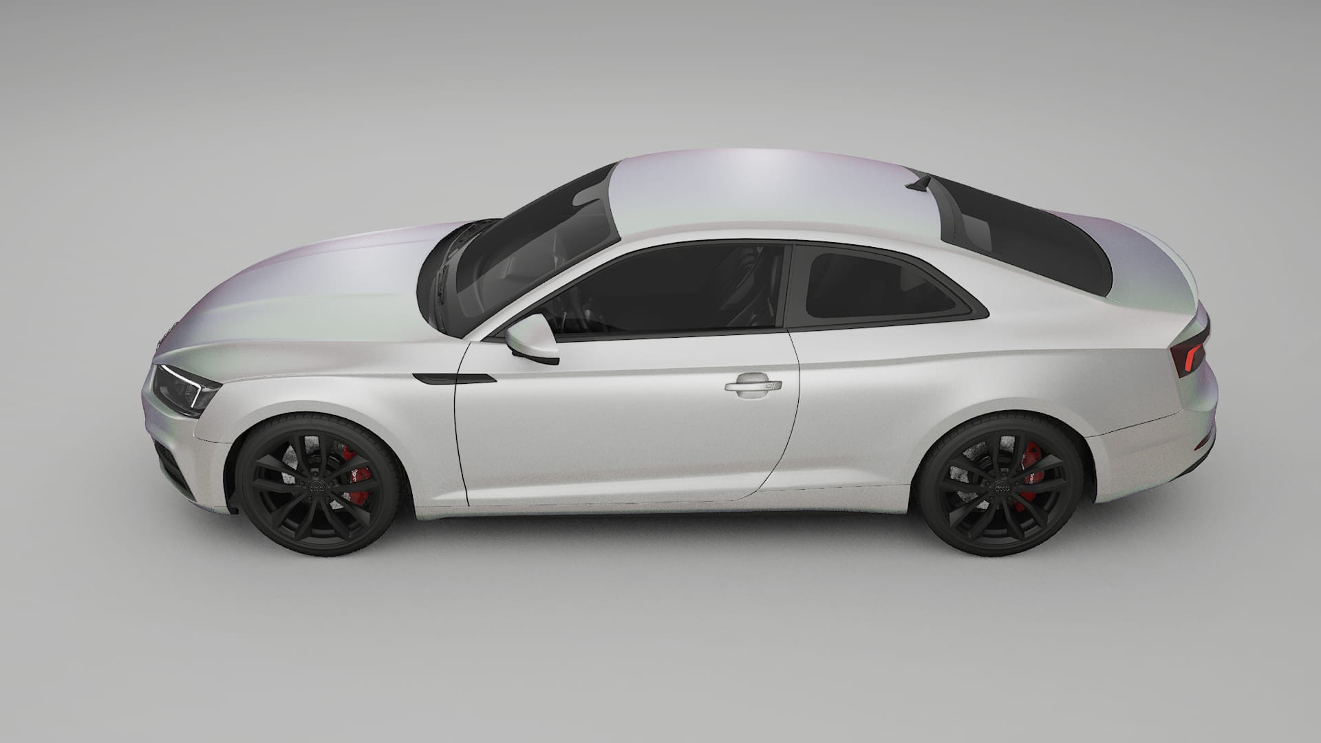 Audi S5 B9 prefacelift pre LCI TPU Lackskyddsfilm | NEBULA Färgskiftande PPF – Komplett Förskuret Kit