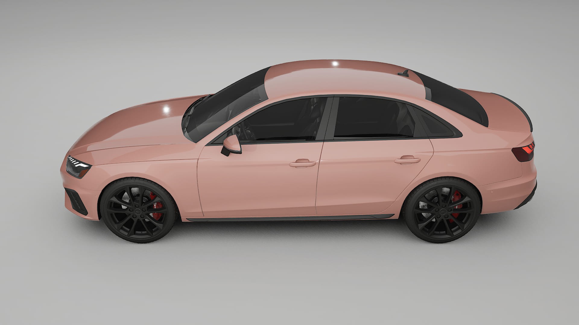 Audi S4 Sedan B9 facelift LCI TPU Lackskyddsfilm | BLUSH Färgskiftande PPF – Komplett Förskuret Kit