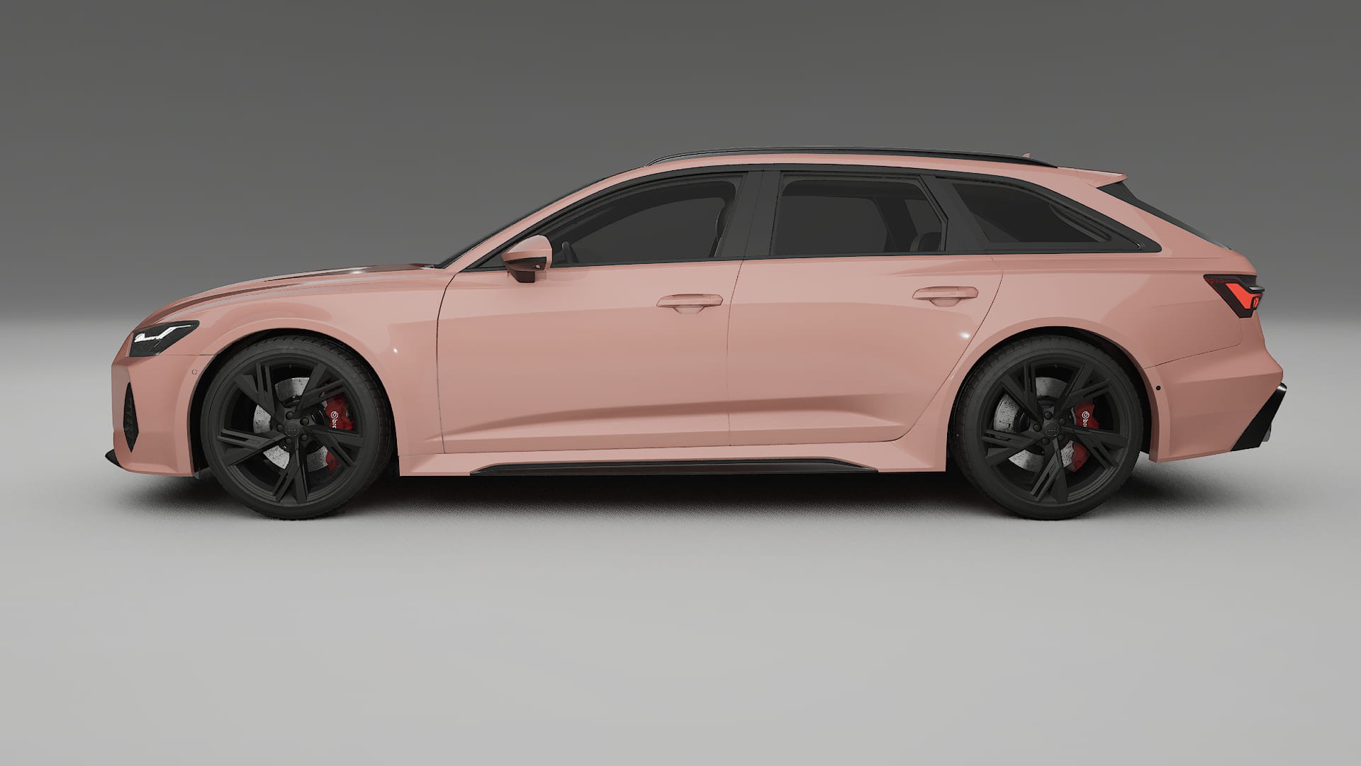 Audi RS6 Avant C8 facelift LCI TPU Lackskyddsfilm | BLUSH Färgskiftande PPF – Komplett Förskuret Kit