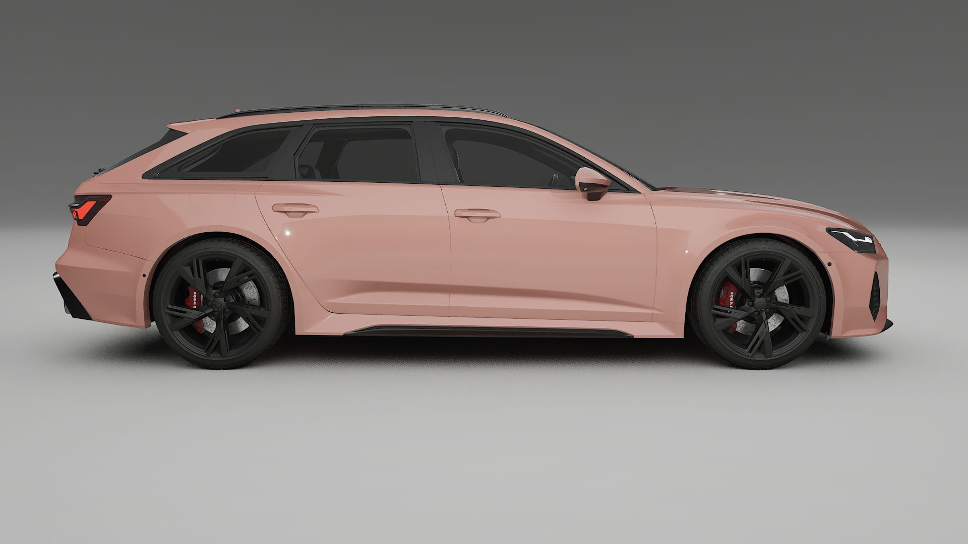 Audi RS6 Avant C8 facelift LCI TPU Lackskyddsfilm | BLUSH Färgskiftande PPF – Komplett Förskuret Kit