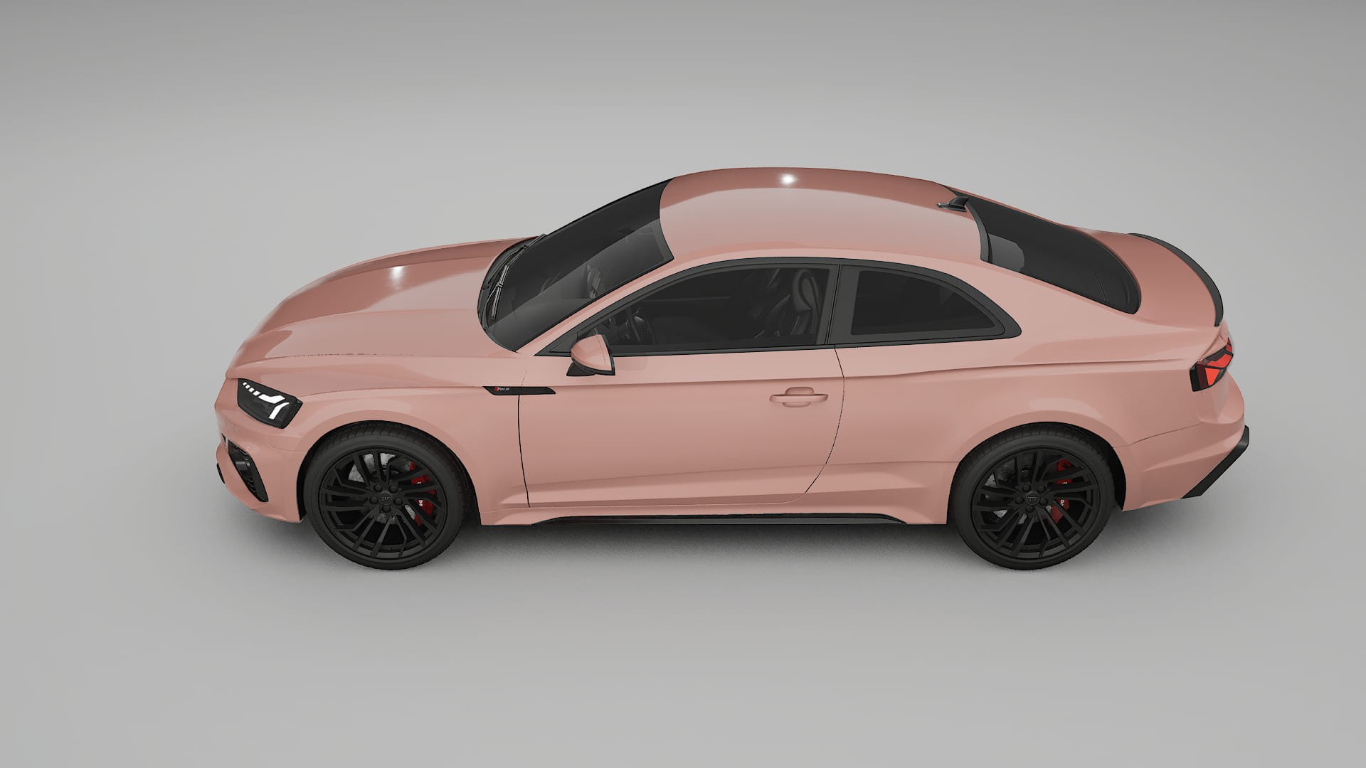 Audi RS5 Coupe B9 facelift pre LCI TPU Lackskyddsfilm | BLUSH Färgskiftande PPF – Komplett Förskuret Kit