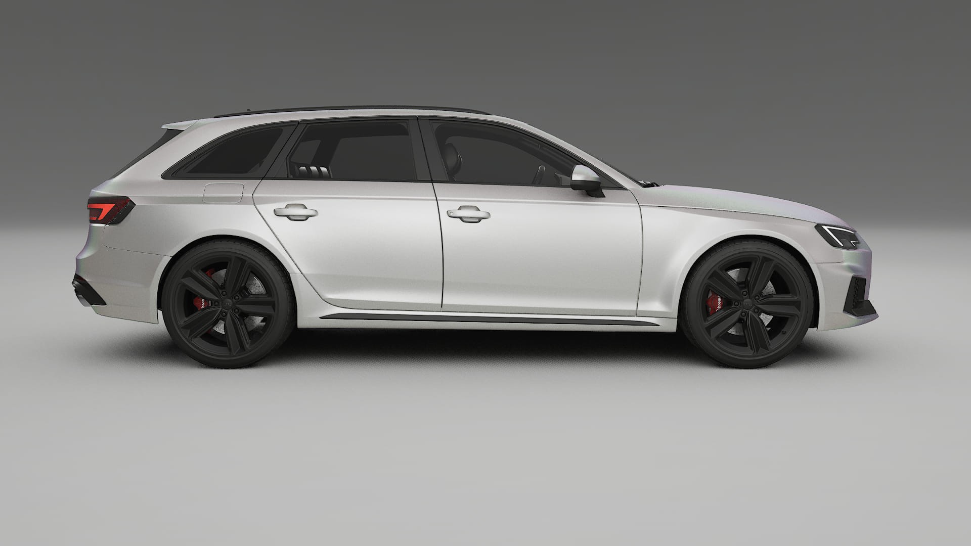 Audi RS4 Avant B9 prefacelift pre LCI TPU Lackskyddsfilm | NEBULA Färgskiftande PPF – Komplett Förskuret Kit