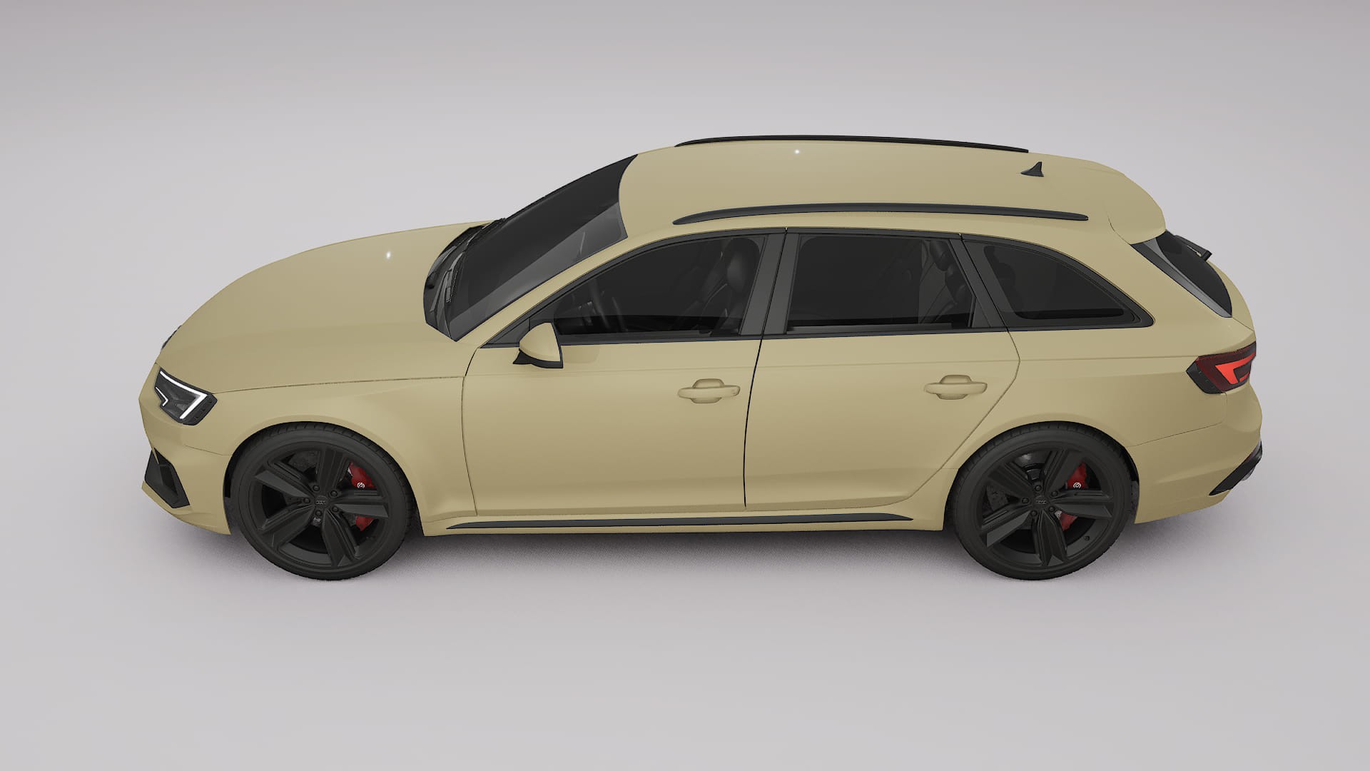 Audi RS4 Avant B9 prefacelift pre LCI TPU Lackskyddsfilm | SAND Färgskiftande PPF – Komplett Förskuret Kit