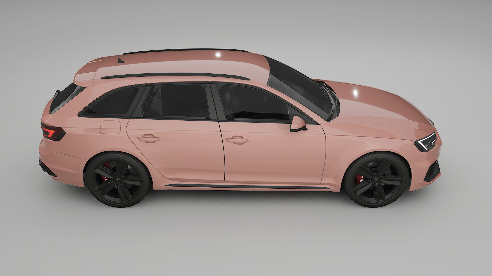 Audi RS4 Avant B9 prefacelift pre LCI TPU Lackskyddsfilm | BLUSH Färgskiftande PPF – Komplett Förskuret Kit