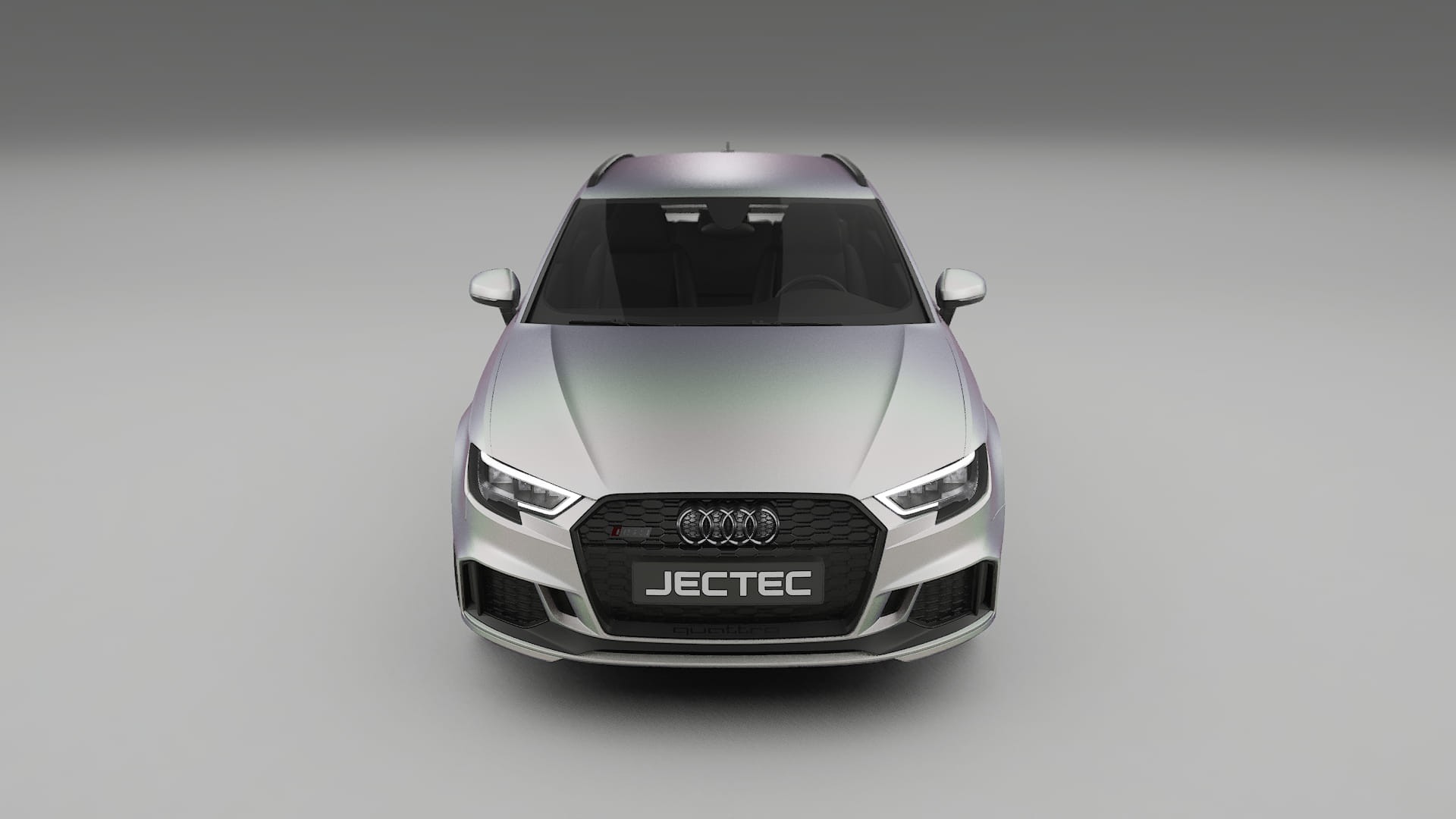 Audi RS3 Sportback 8V facelift LCI TPU Lackskyddsfilm | NEBULA Färgskiftande PPF – Komplett Förskuret Kit