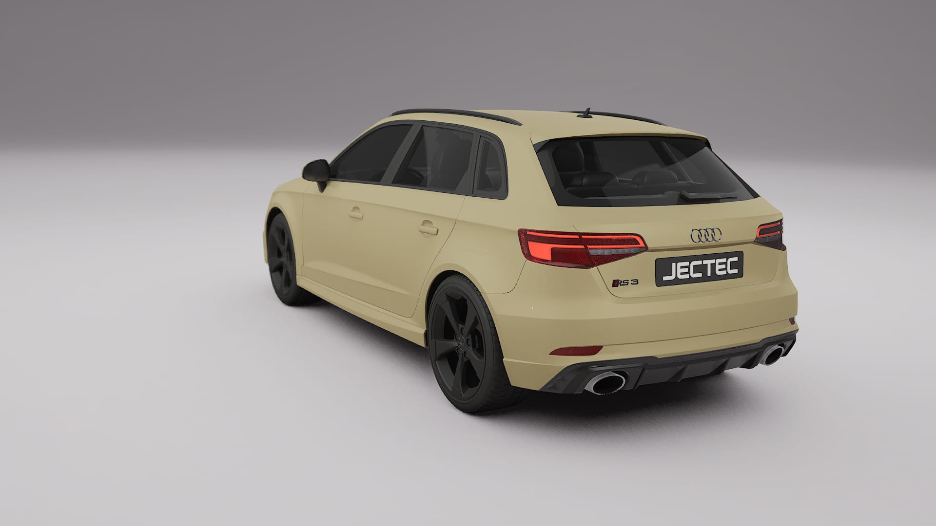 Audi RS3 Sportback 8V facelift LCI TPU Lackskyddsfilm | SAND Färgskiftande PPF – Komplett Förskuret Kit