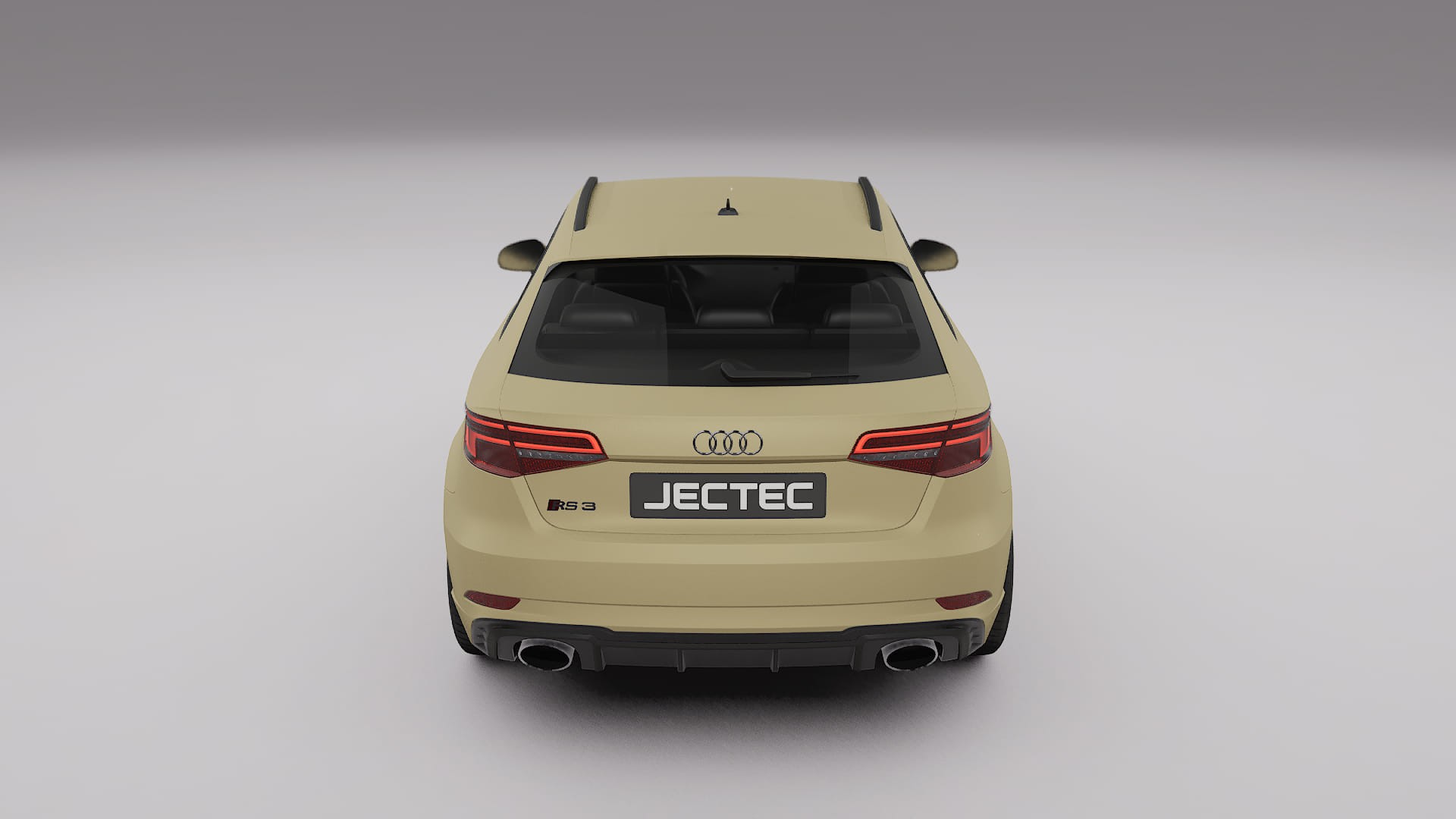 Audi RS3 Sportback 8V facelift LCI TPU Lackskyddsfilm | SAND Färgskiftande PPF – Komplett Förskuret Kit