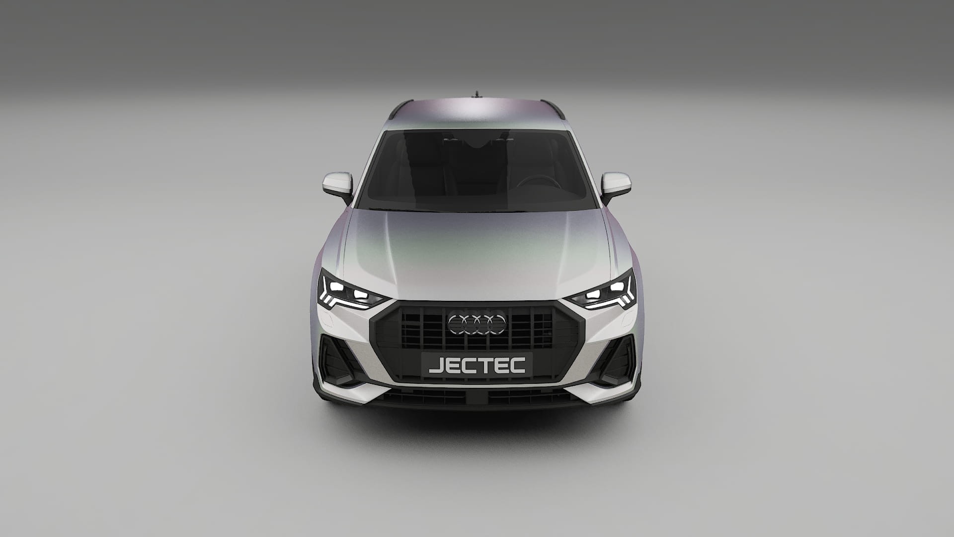 Audi Q3 S Line F3 TPU Lackskyddsfilm | NEBULA Färgskiftande PPF – Komplett Förskuret Kit