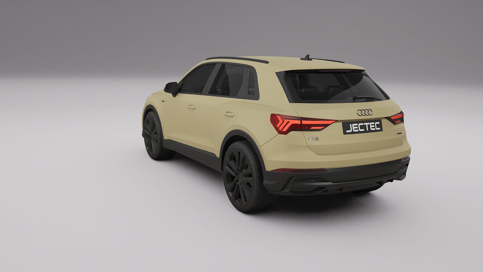 Audi Q3 S Line F3 TPU Lackskyddsfilm | SAND Färgskiftande PPF – Komplett Förskuret Kit