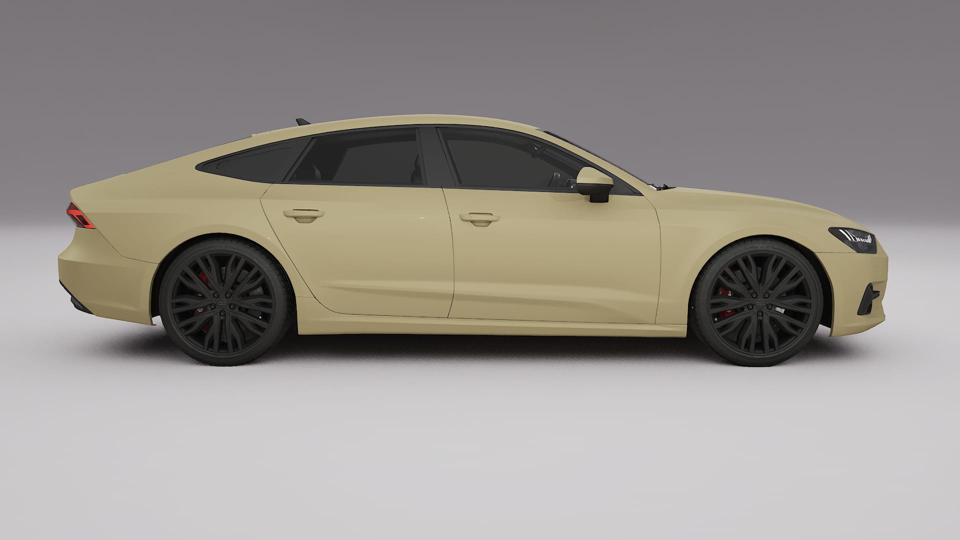 Audi A7 C8 Sportback prefacelift pre LCI TPU Lackskyddsfilm | SAND Färgskiftande PPF – Komplett Förskuret Kit