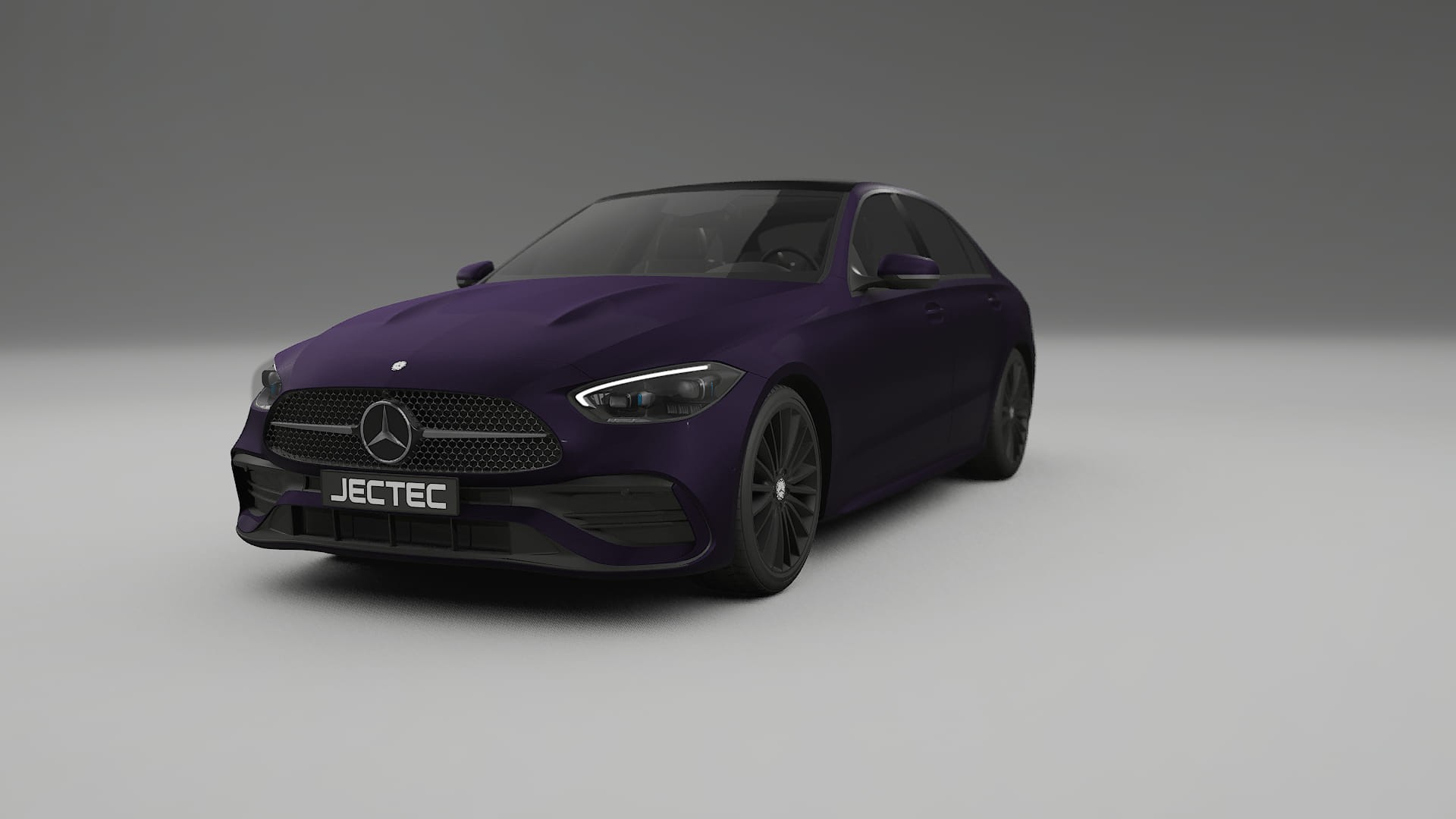 Mercedes C Class W206 TPU Lackskyddsfilm | VIOLET Färgskiftande PPF – Komplett Förskuret Kit