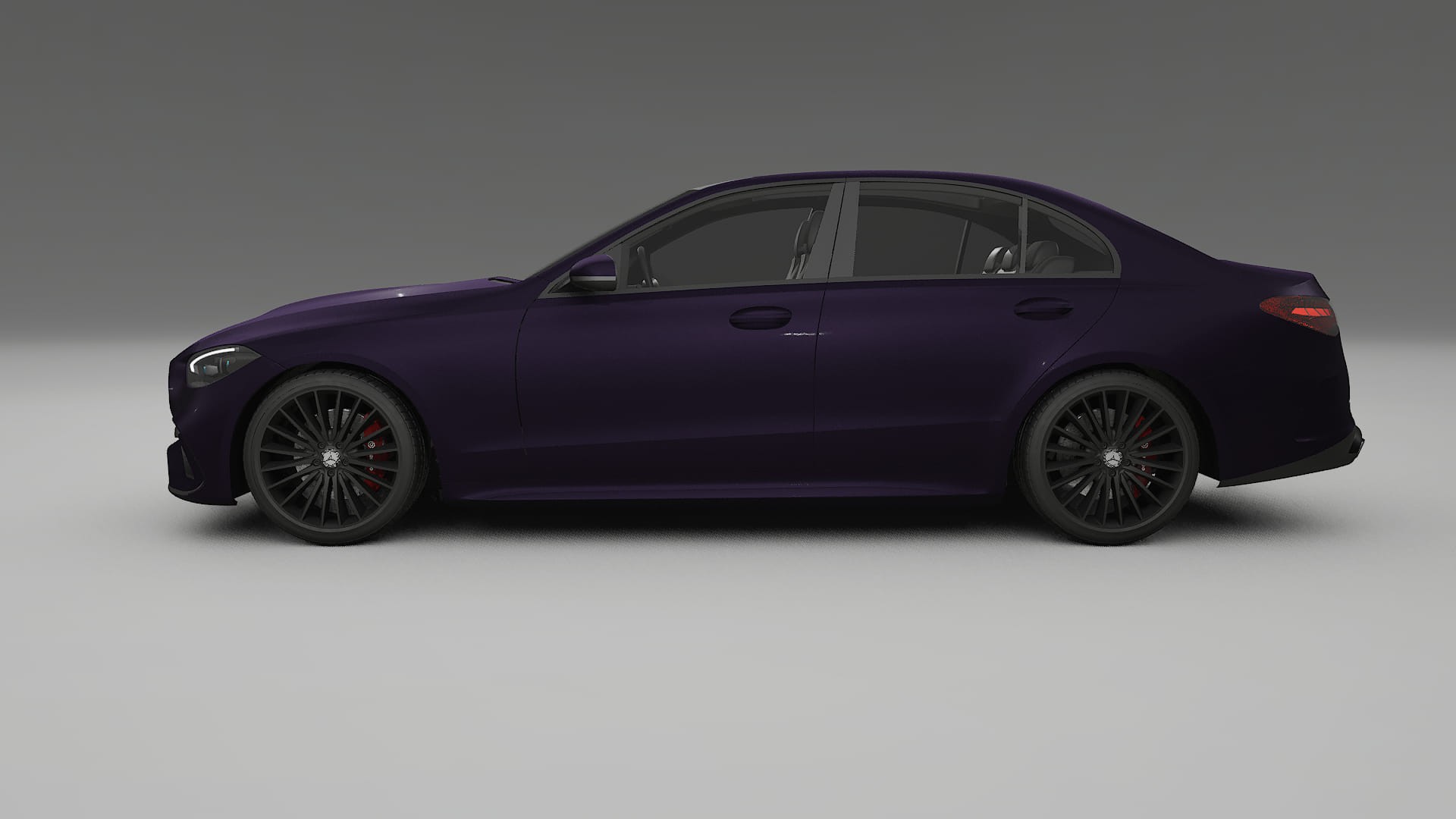 Mercedes C Class W206 TPU Lackskyddsfilm | VIOLET Färgskiftande PPF – Komplett Förskuret Kit
