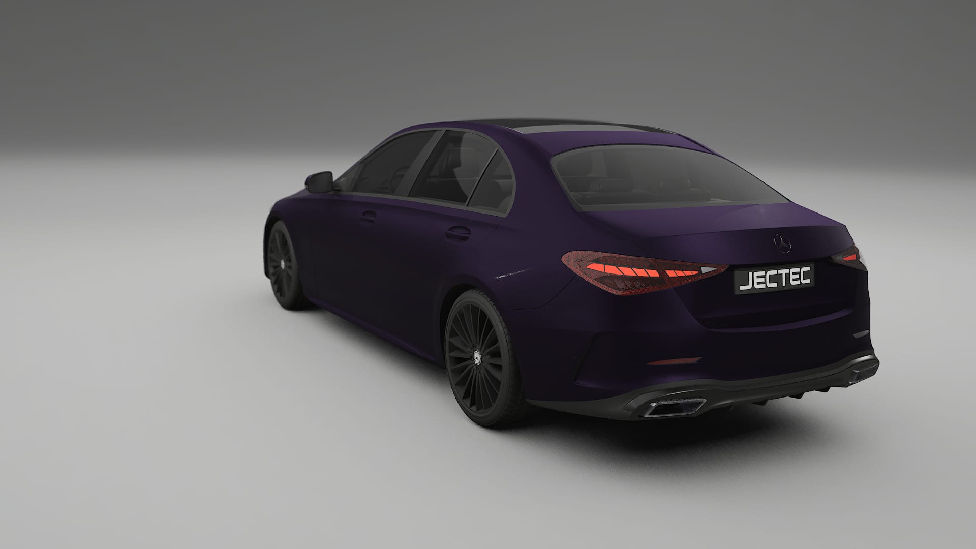 Mercedes C Class W206 TPU Lackskyddsfilm | VIOLET Färgskiftande PPF – Komplett Förskuret Kit
