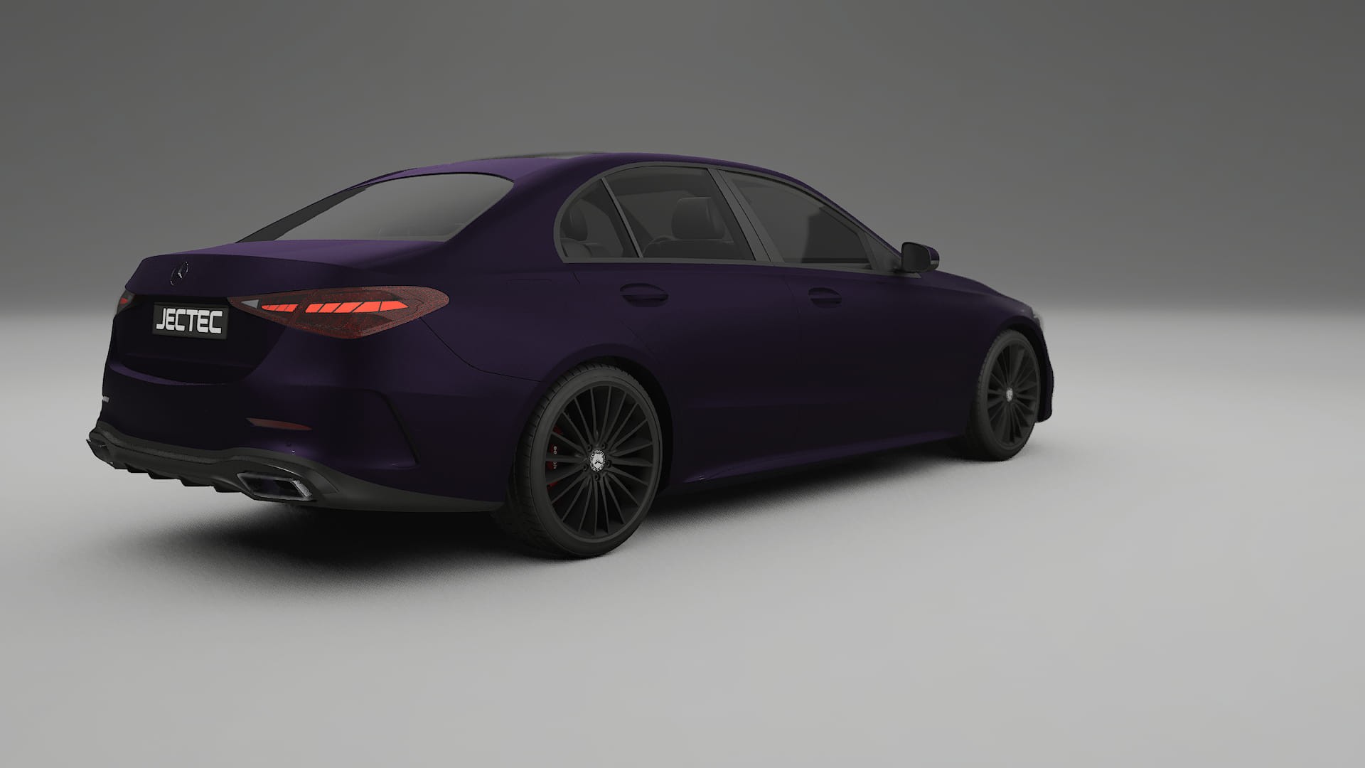 Mercedes C Class W206 TPU Lackskyddsfilm | VIOLET Färgskiftande PPF – Komplett Förskuret Kit