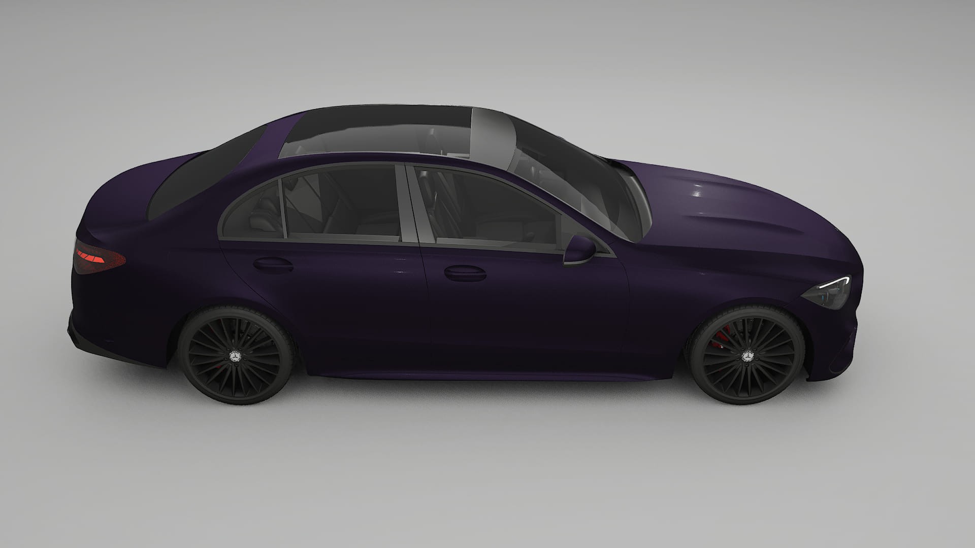Mercedes C Class W206 TPU Lackskyddsfilm | VIOLET Färgskiftande PPF – Komplett Förskuret Kit