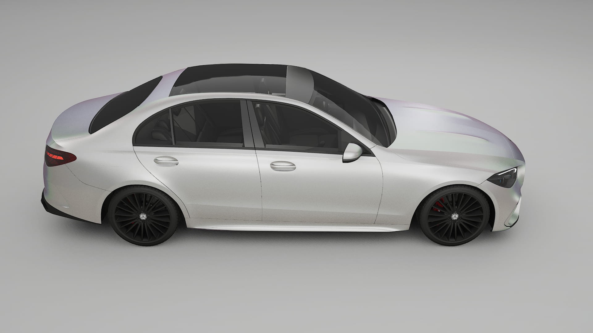 Mercedes C Class W206 TPU Lackskyddsfilm | NEBULA Färgskiftande PPF – Komplett Förskuret Kit