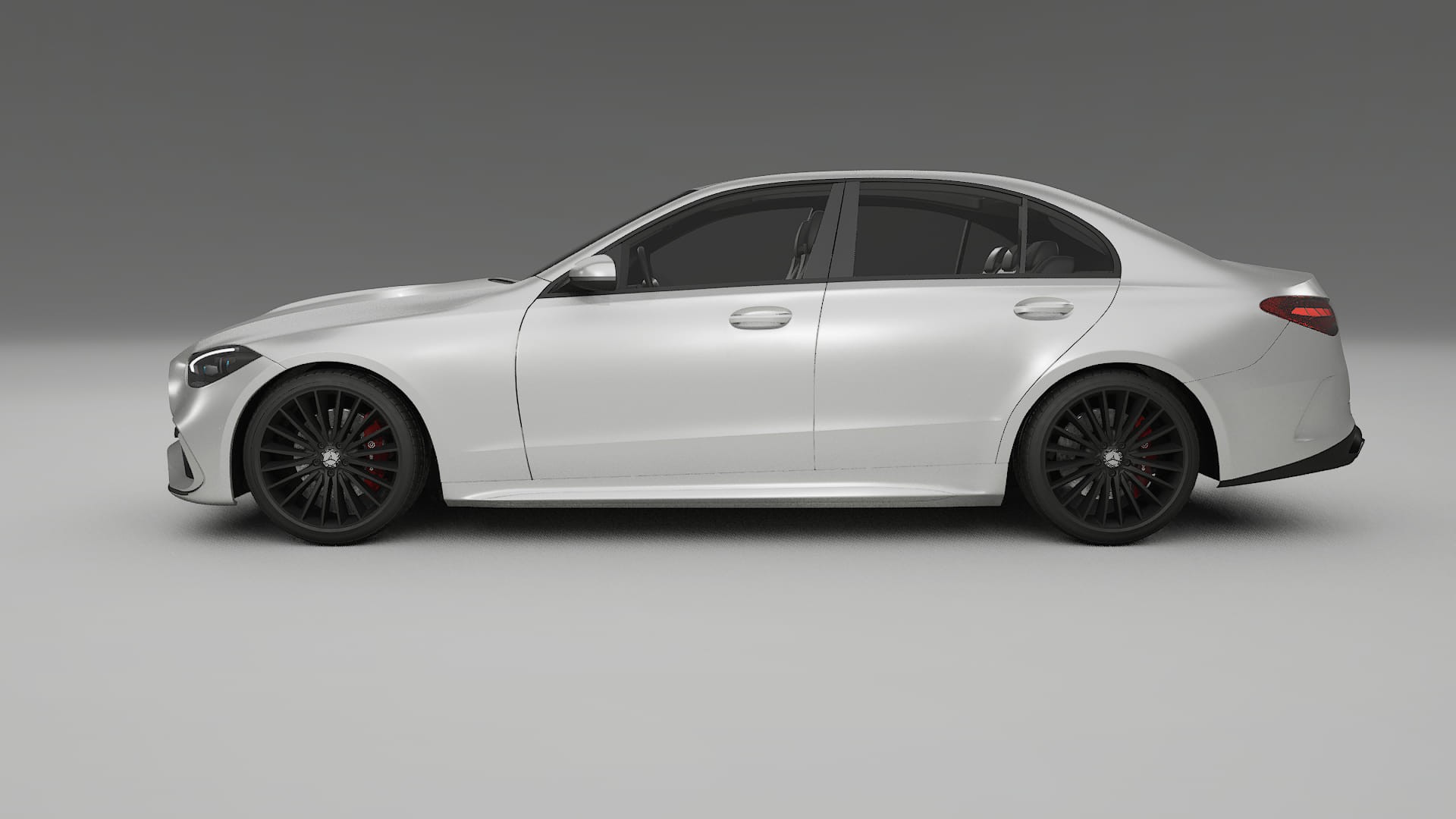 Mercedes C Class W206 TPU Lackskyddsfilm | OPAL Färgskiftande PPF – Komplett Förskuret Kit