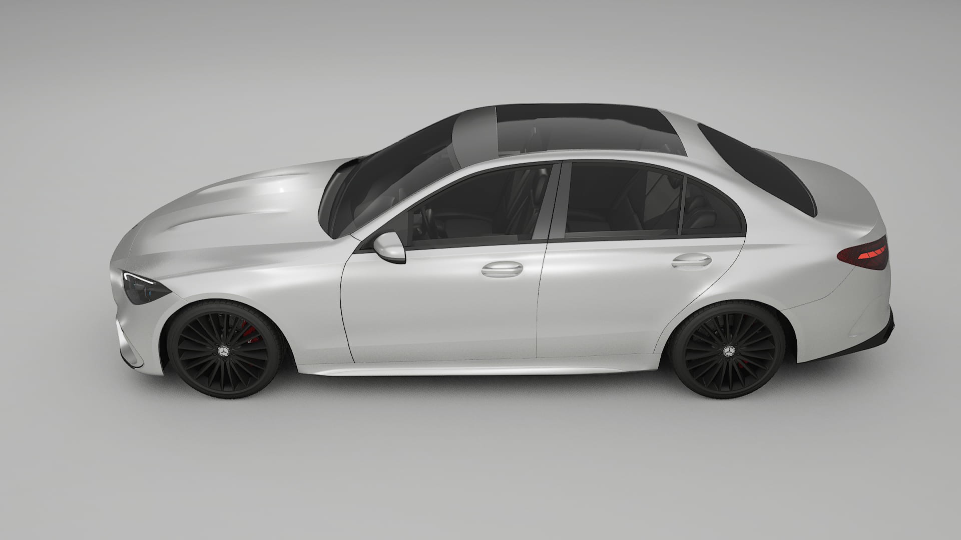 Mercedes C Class W206 TPU Lackskyddsfilm | OPAL Färgskiftande PPF – Komplett Förskuret Kit