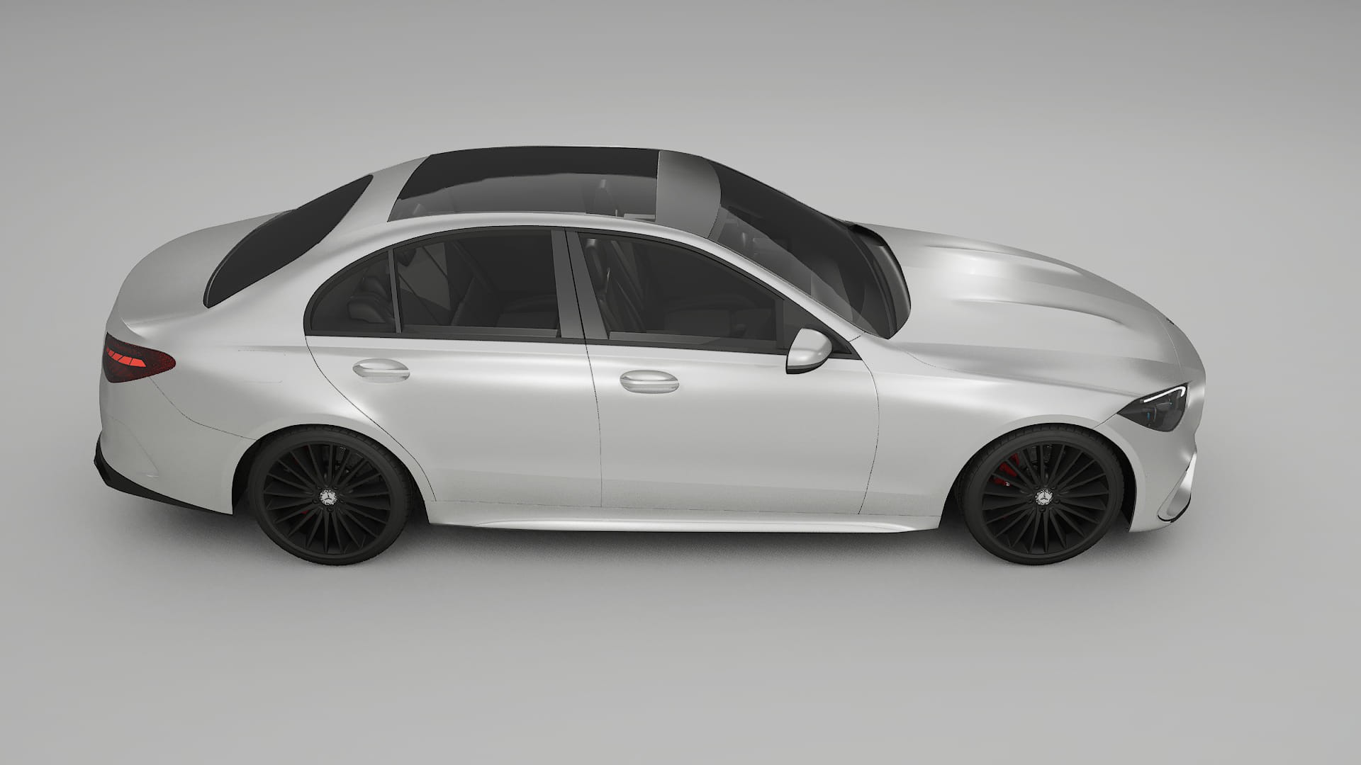 Mercedes C Class W206 TPU Lackskyddsfilm | OPAL Färgskiftande PPF – Komplett Förskuret Kit