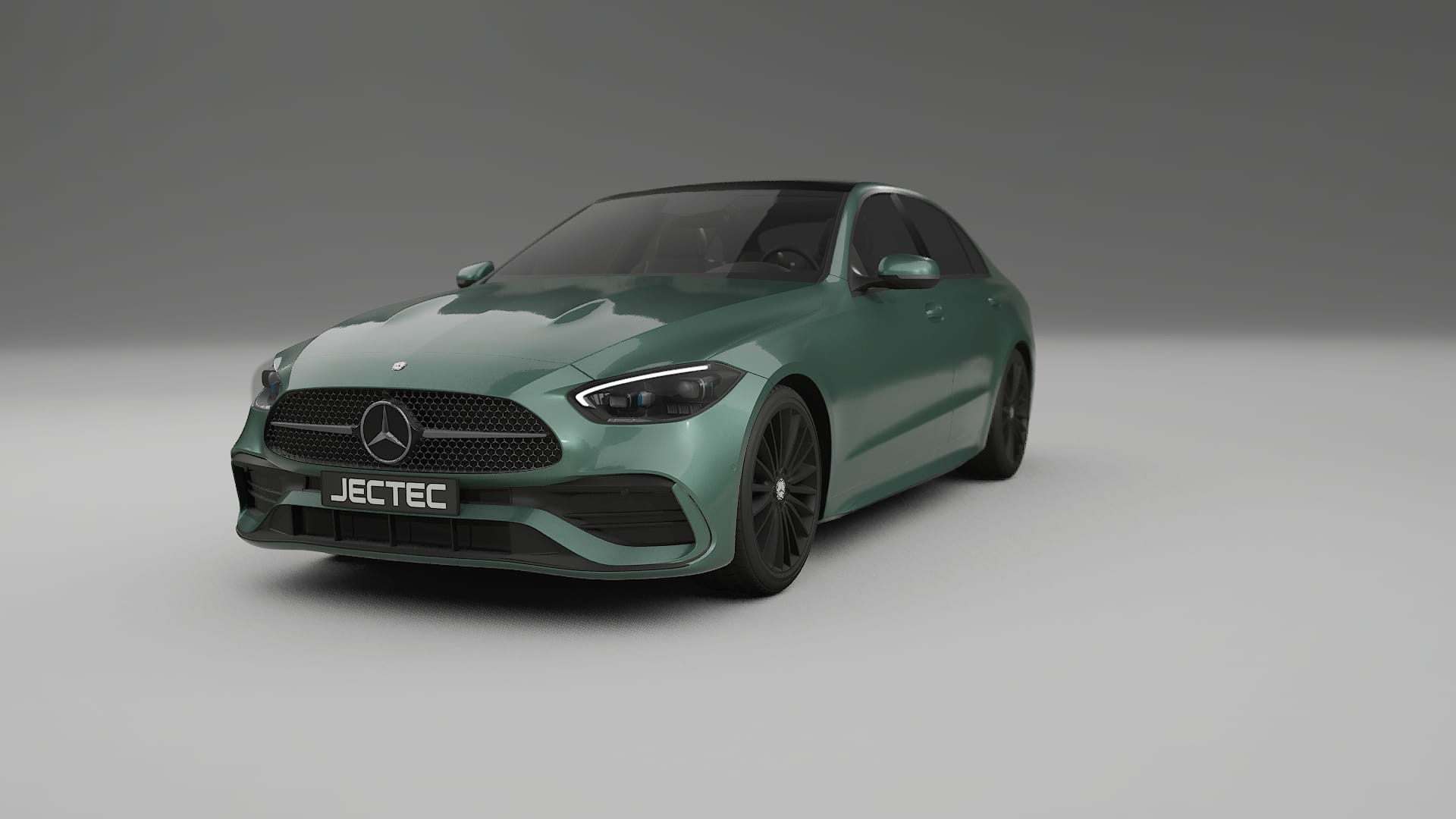 Mercedes C Class W206 TPU Lackskyddsfilm | EVERGREEN Färgskiftande PPF – Komplett Förskuret Kit