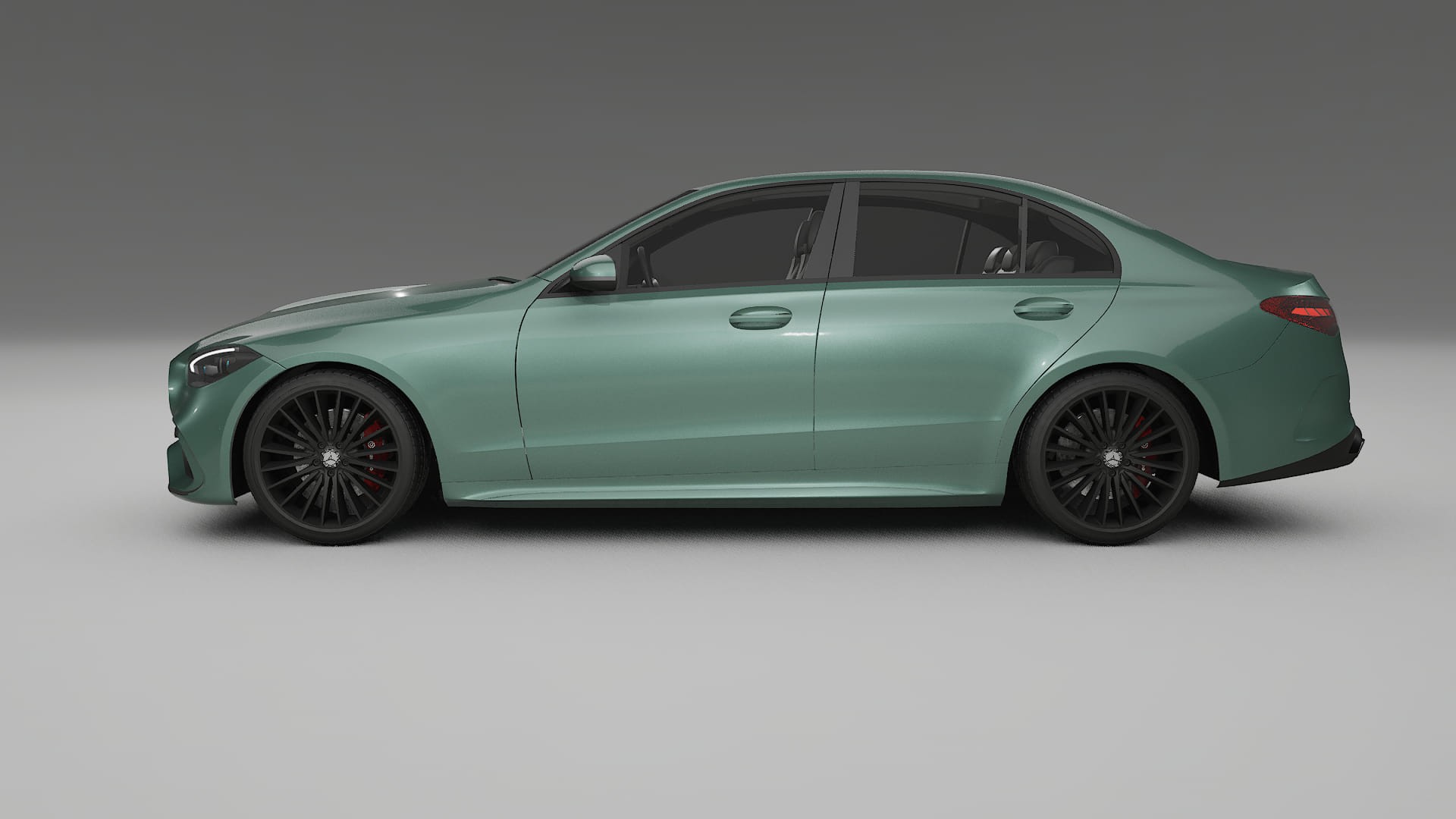 Mercedes C Class W206 TPU Lackskyddsfilm | EVERGREEN Färgskiftande PPF – Komplett Förskuret Kit