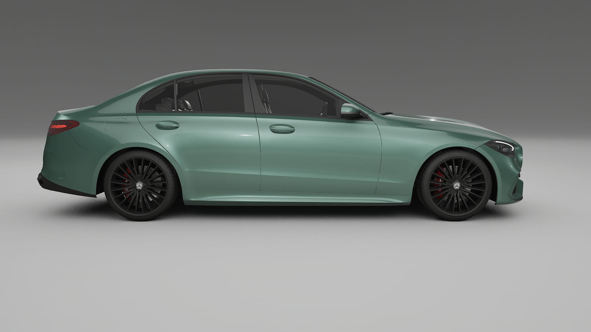 Mercedes C Class W206 TPU Lackskyddsfilm | EVERGREEN Färgskiftande PPF – Komplett Förskuret Kit