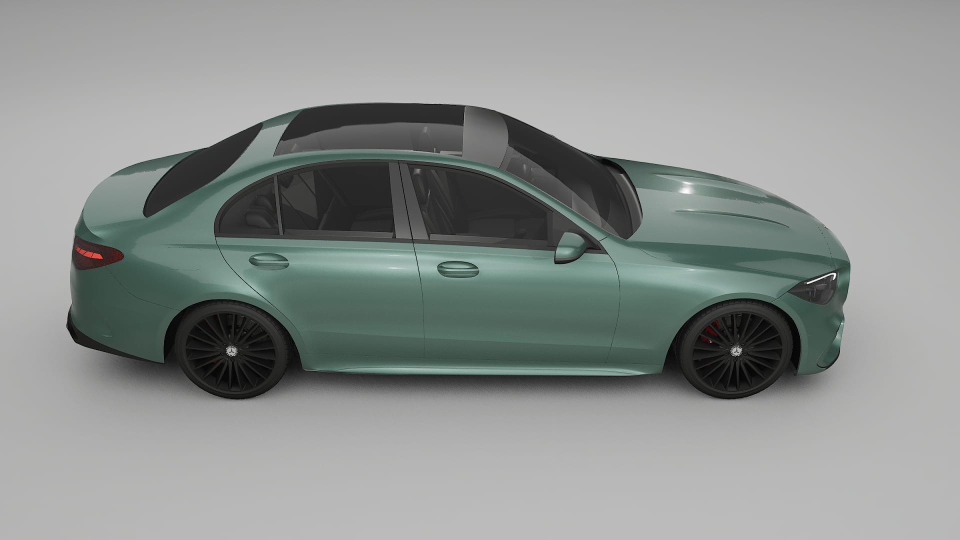 Mercedes C Class W206 TPU Lackskyddsfilm | EVERGREEN Färgskiftande PPF – Komplett Förskuret Kit