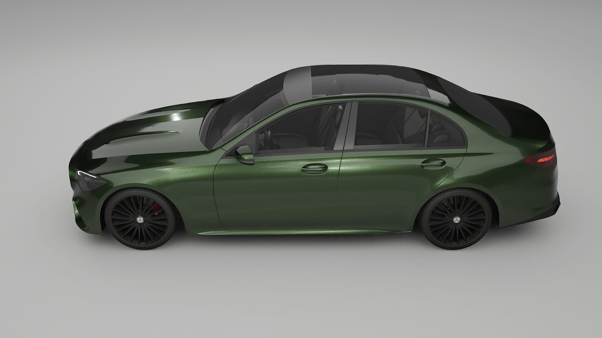 Mercedes C Class W206 TPU Lackskyddsfilm | LAGOON Färgskiftande PPF – Komplett Förskuret Kit