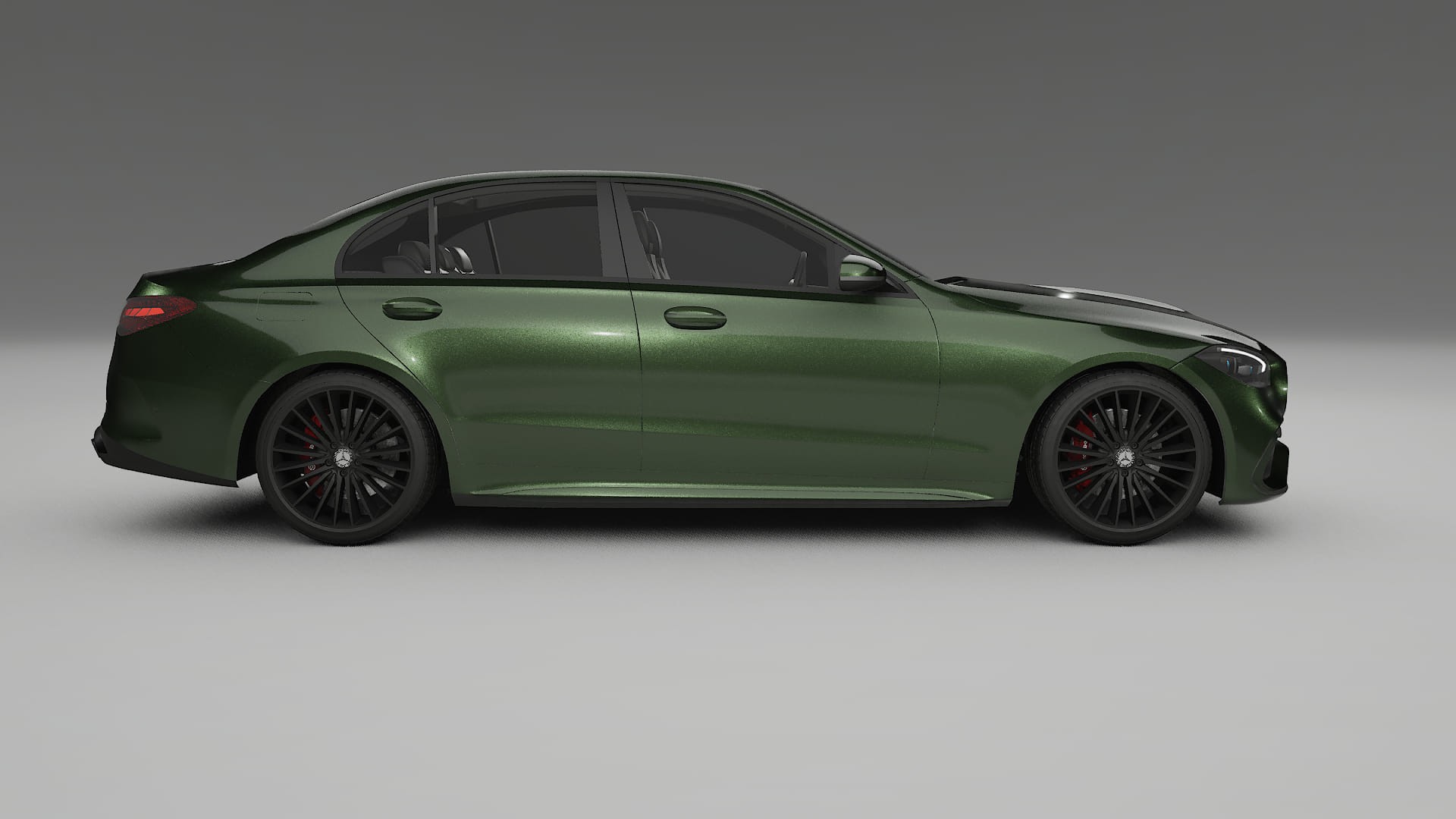 Mercedes C Class W206 TPU Lackskyddsfilm | LAGOON Färgskiftande PPF – Komplett Förskuret Kit