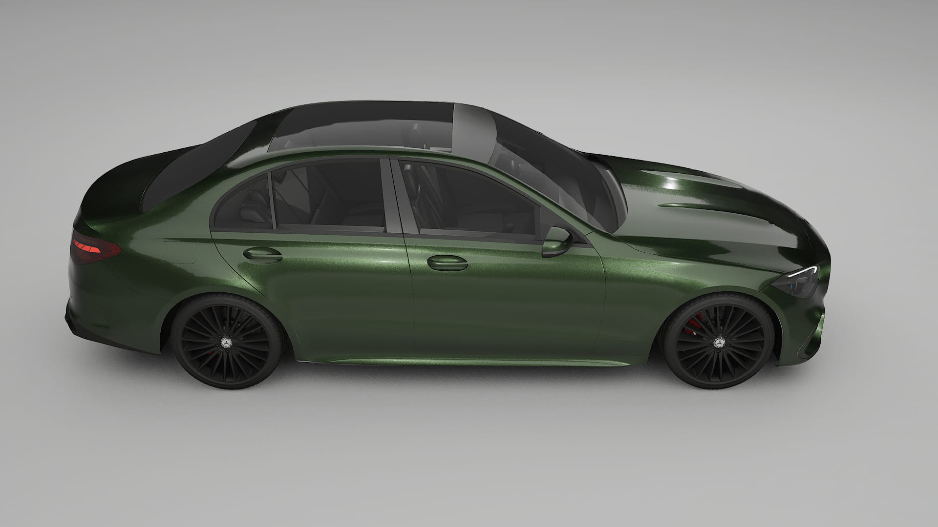 Mercedes C Class W206 TPU Lackskyddsfilm | LAGOON Färgskiftande PPF – Komplett Förskuret Kit