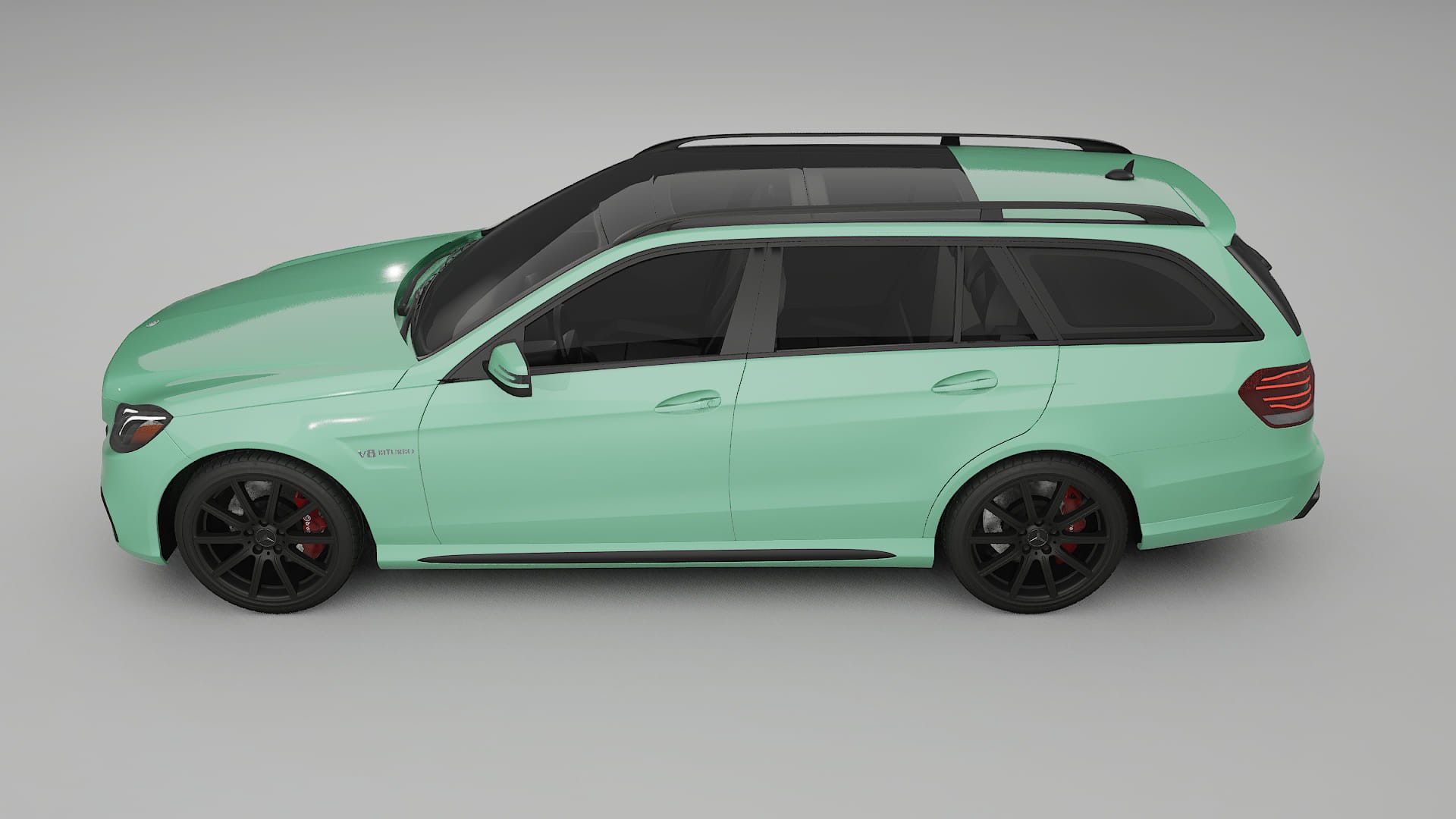 Mercedes E63 AMG Combi W212 facelift LCI TPU Lackskyddsfilm | DUSTY Färgskiftande PPF – Komplett Förskuret Kit