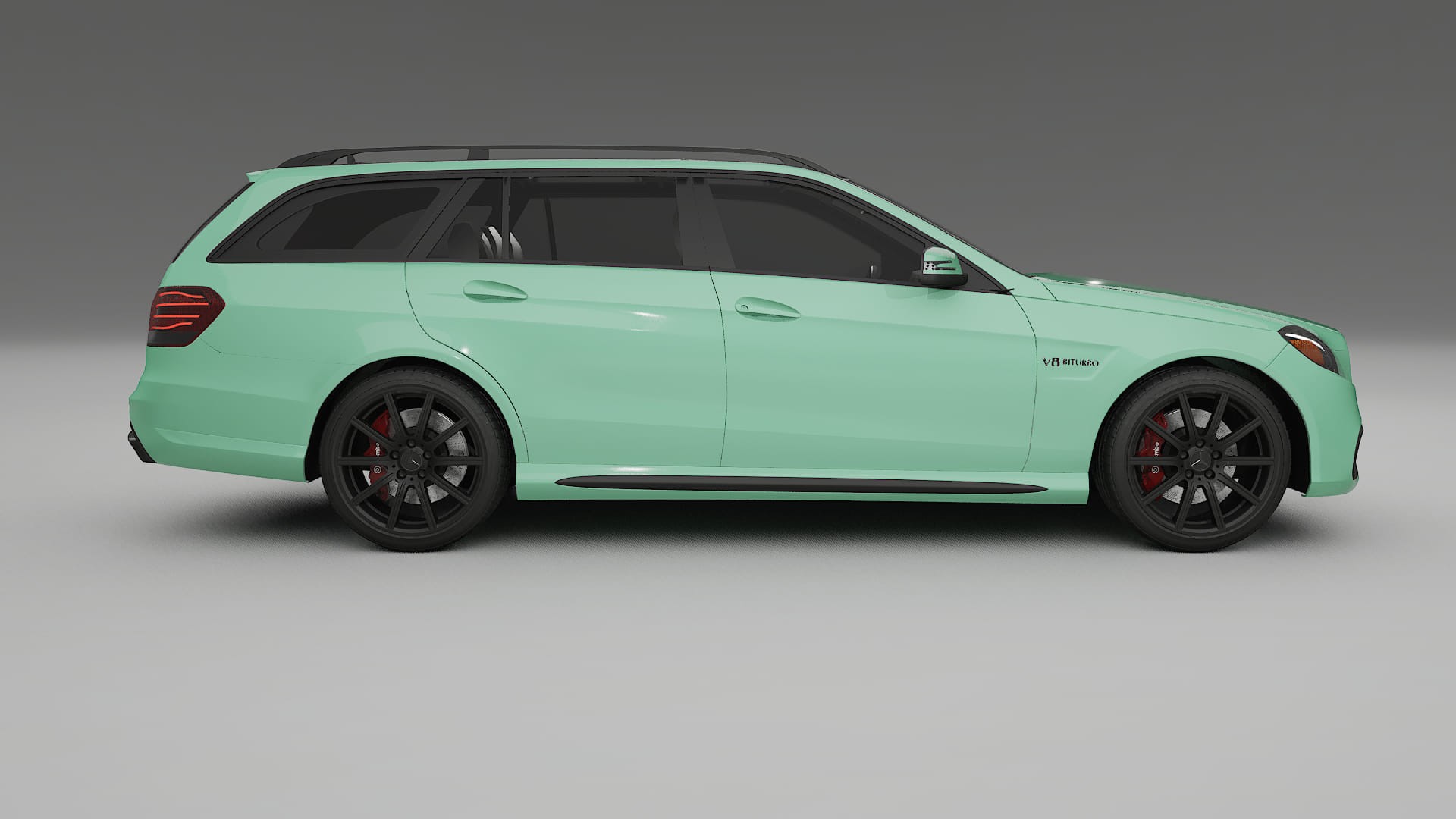 Mercedes E63 AMG Combi W212 facelift LCI TPU Lackskyddsfilm | DUSTY Färgskiftande PPF – Komplett Förskuret Kit