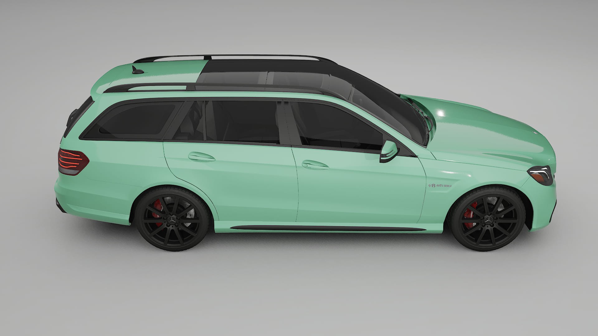 Mercedes E63 AMG Combi W212 facelift LCI TPU Lackskyddsfilm | DUSTY Färgskiftande PPF – Komplett Förskuret Kit