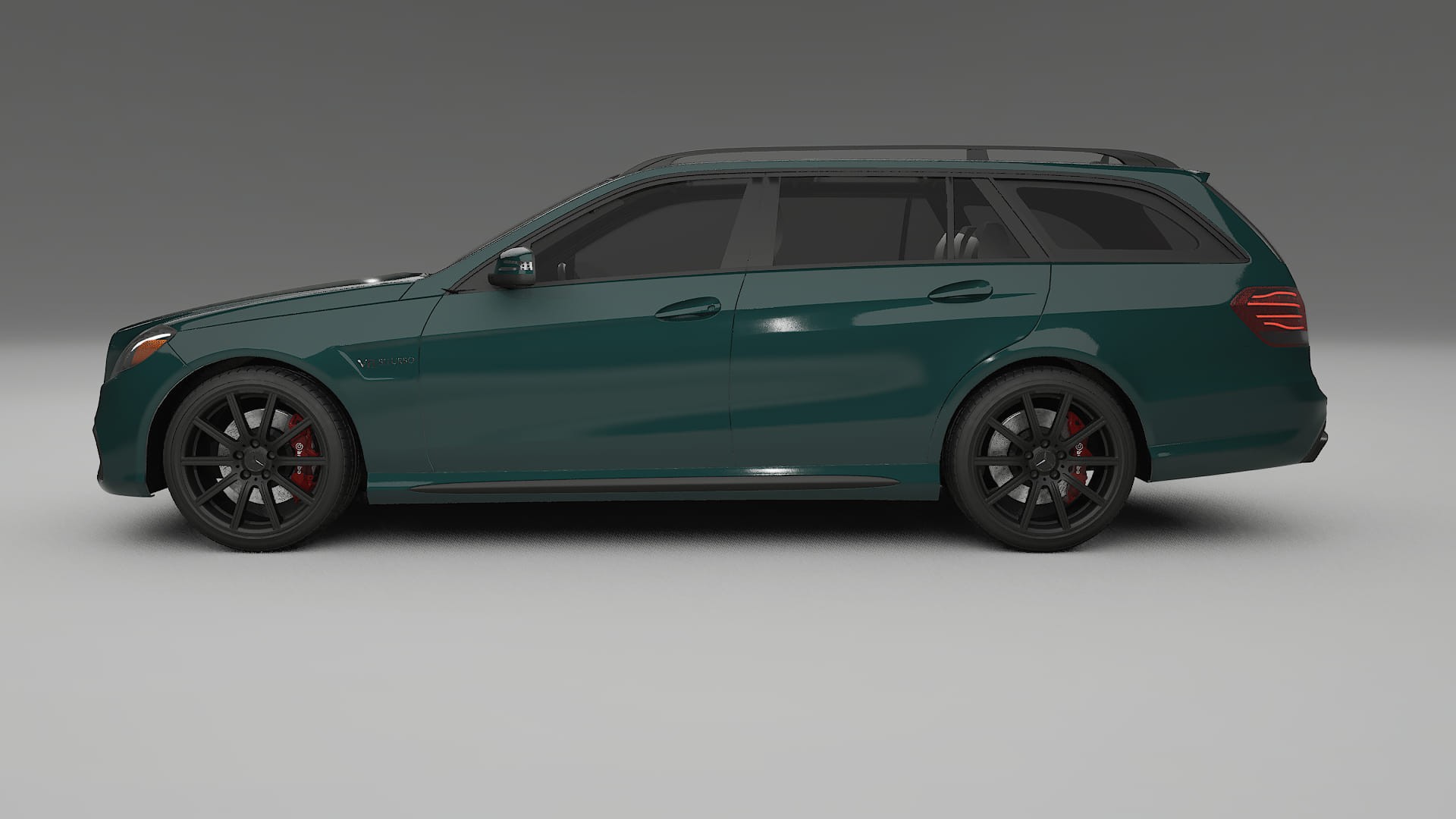 Mercedes E63 AMG Combi W212 facelift LCI TPU Lackskyddsfilm | INFERNO Färgskiftande PPF – Komplett Förskuret Kit