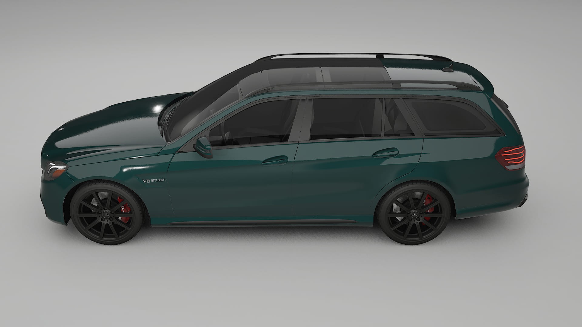 Mercedes E63 AMG Combi W212 facelift LCI TPU Lackskyddsfilm | INFERNO Färgskiftande PPF – Komplett Förskuret Kit