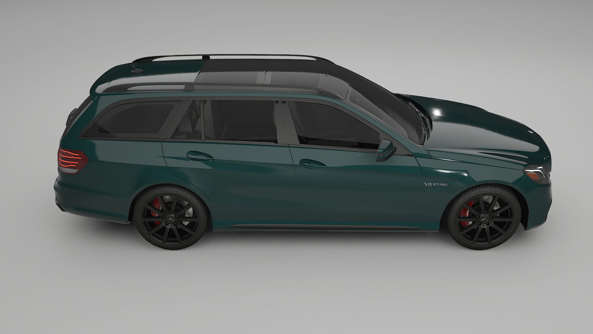 Mercedes E63 AMG Combi W212 facelift LCI TPU Lackskyddsfilm | INFERNO Färgskiftande PPF – Komplett Förskuret Kit