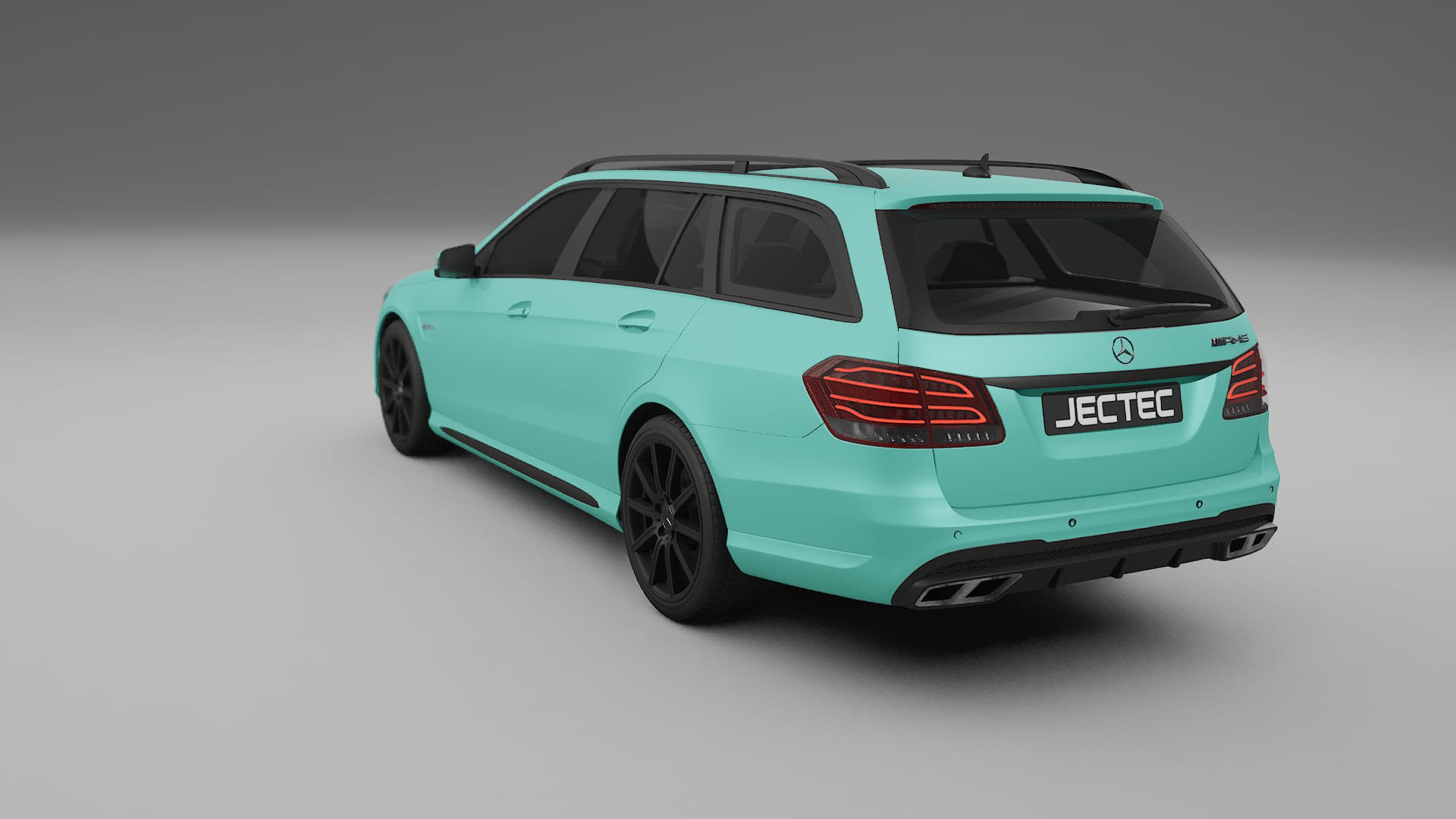 Mercedes E63 AMG Combi W212 facelift LCI TPU Lackskyddsfilm | FROST Färgskiftande PPF – Komplett Förskuret Kit